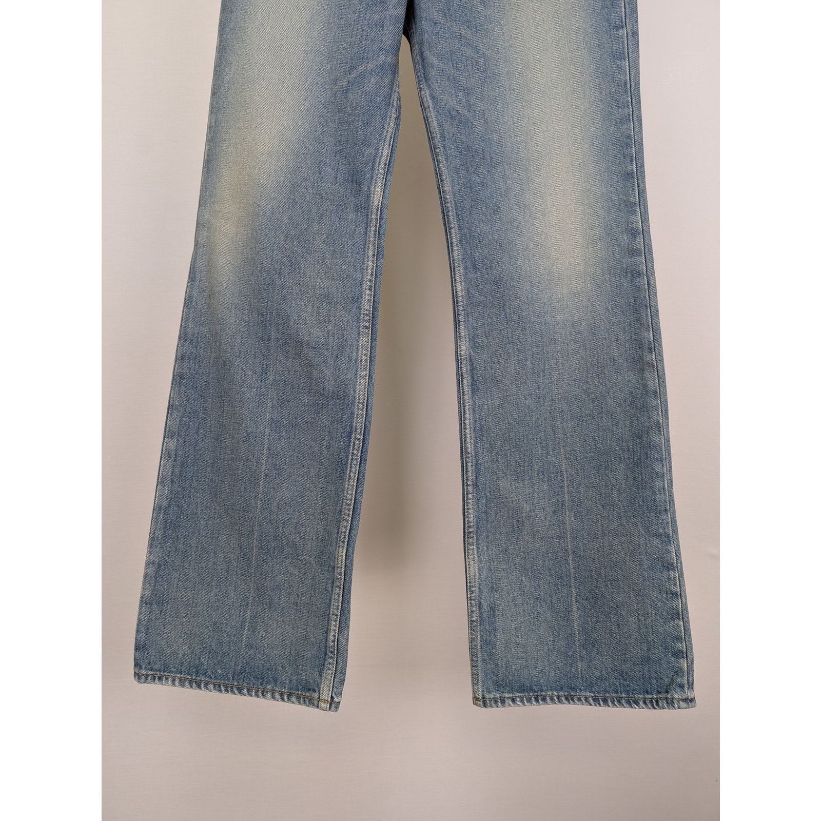 Saint Laurent Paris o1rshd1 70's Pants OGKD77 Jean in Medium Blue Size US 29 - 4 Thumbnail