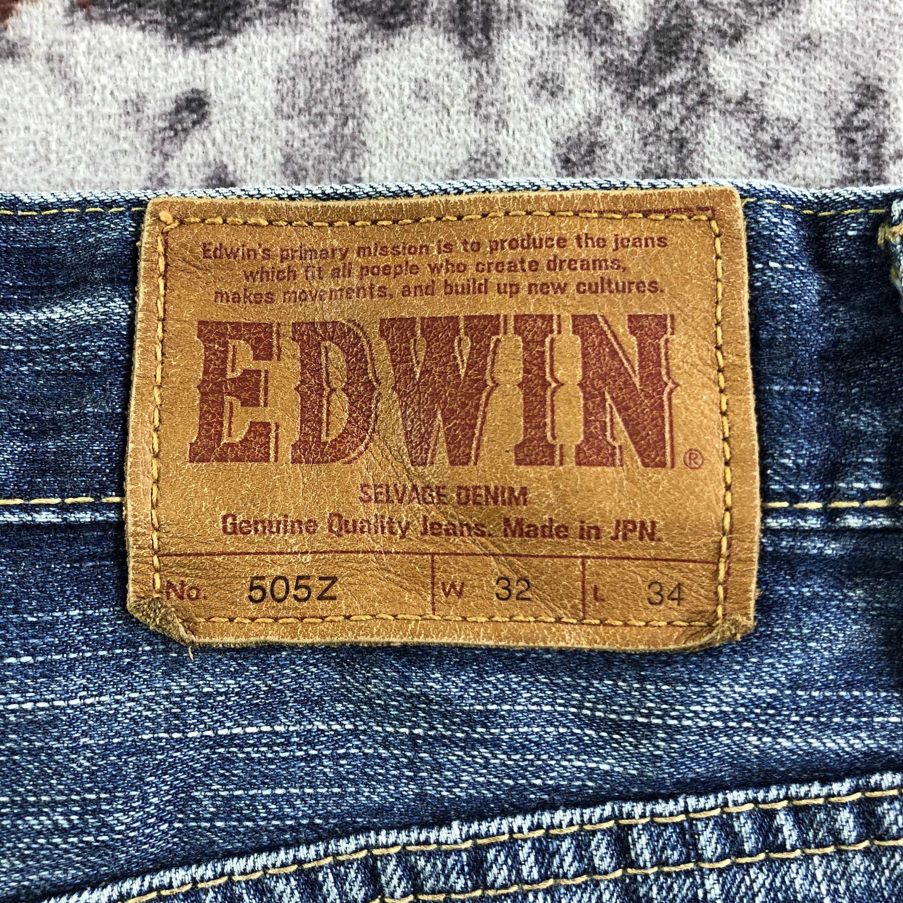 Edwin Vintage Edwin 505Z Selvedge Jeans-JM3533 Size US 36 / EU 52 - 6 Thumbnail
