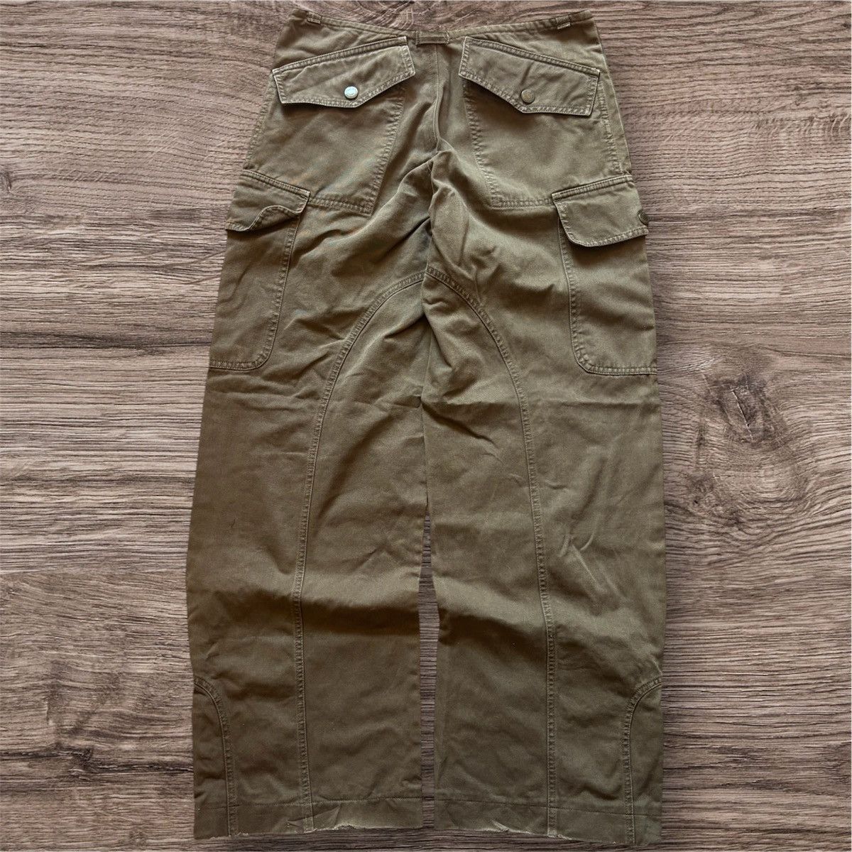 Vintage SS2003 Dolce & Gabbana Archival Military Cargo Pants Vintage Size US 29 - 2 Thumbnail