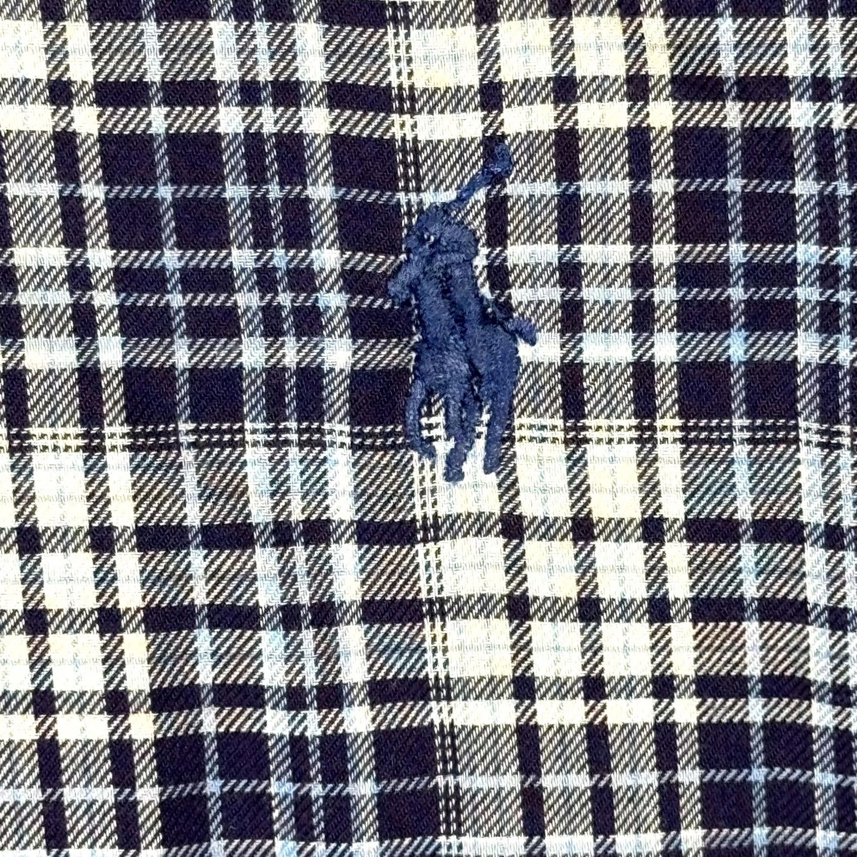 Ralph Lauren Ralph Lauren Blake Button-Down Shirt XL Blue Plaid Cotton Long Sleeve Button-Up Mens Regular Fit Size US XL / EU 56 / 4 - 7 Thumbnail