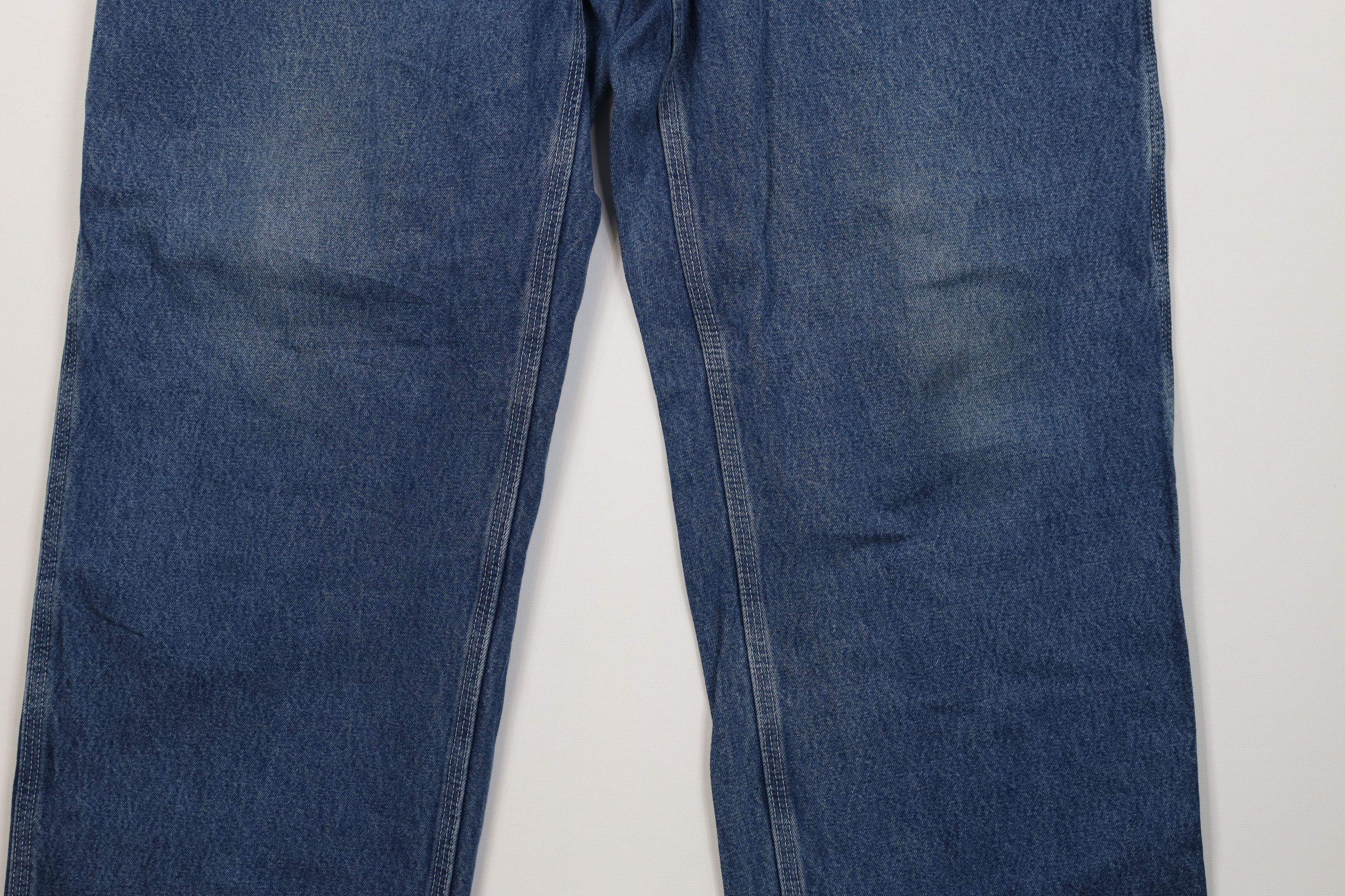 Carhartt Vintage Y2K Carhartt Wide Leg Dungaree Denim Jeans Blue Size US 36 / EU 52 - 4 Thumbnail
