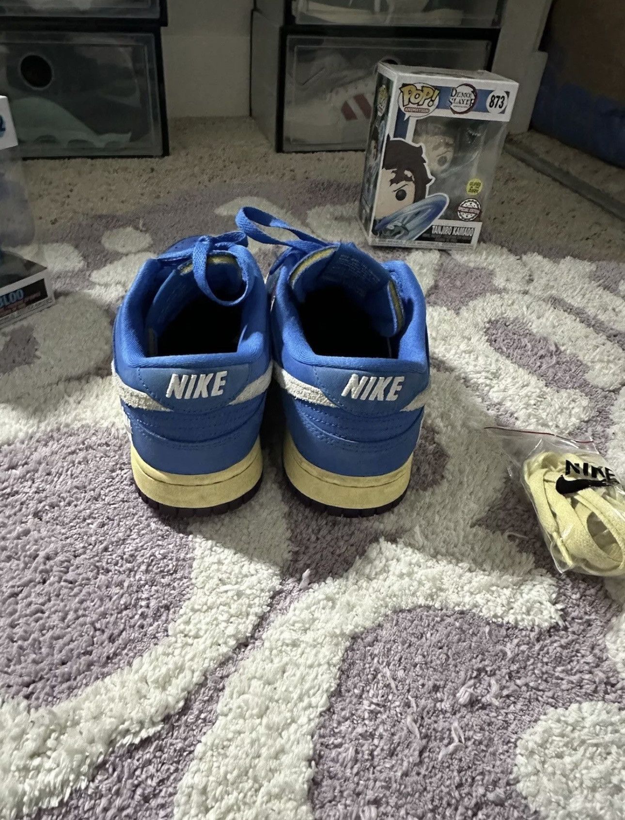 Undefeated × Vintage Nike Dunk LowUndefeated 5 On It Dunk vs. AF1 Size US 8.5 / EU 41-42 - 3 Thumbnail