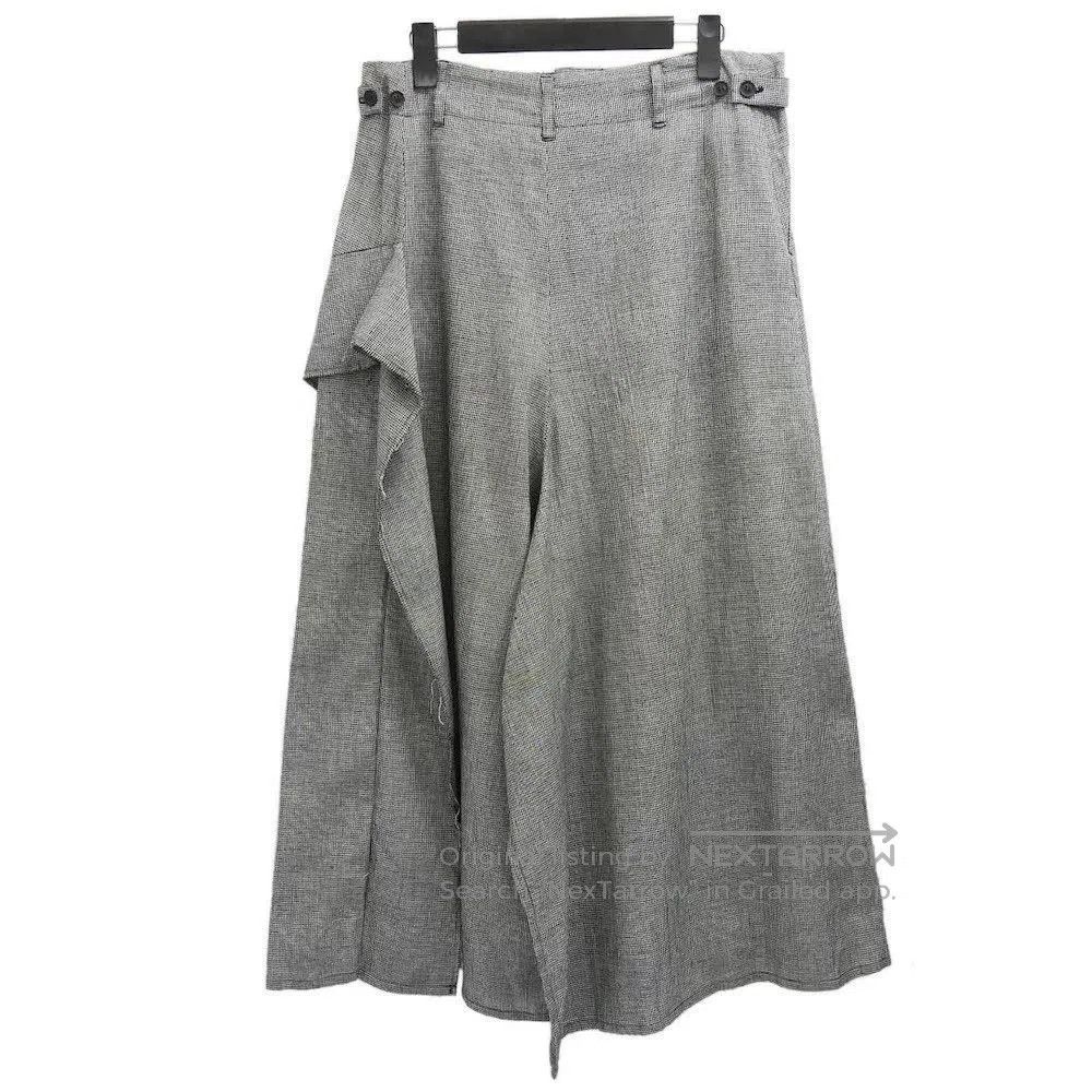 Yohji Yamamoto Yohji Yamamoto NOIR Houndstooth Skirt Pants. Size 28" / US 6 / IT 42 - 2 Thumbnail