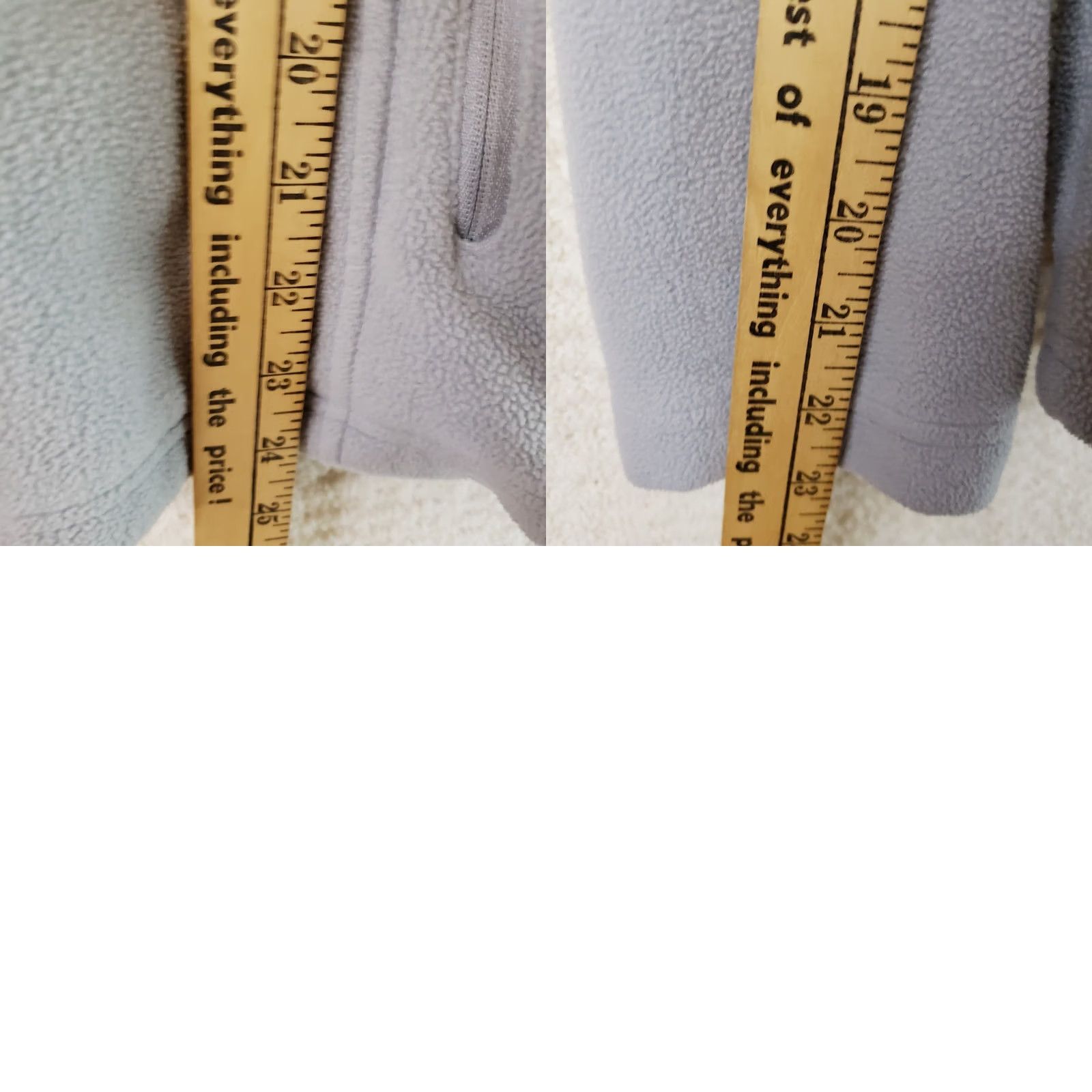 Vintage Columbia Jacket Womens M Gray Softshell Fleece Lined Full Zip Pockets Mock Neck Size M / US 6-8 / IT 42-44 - 10 Thumbnail
