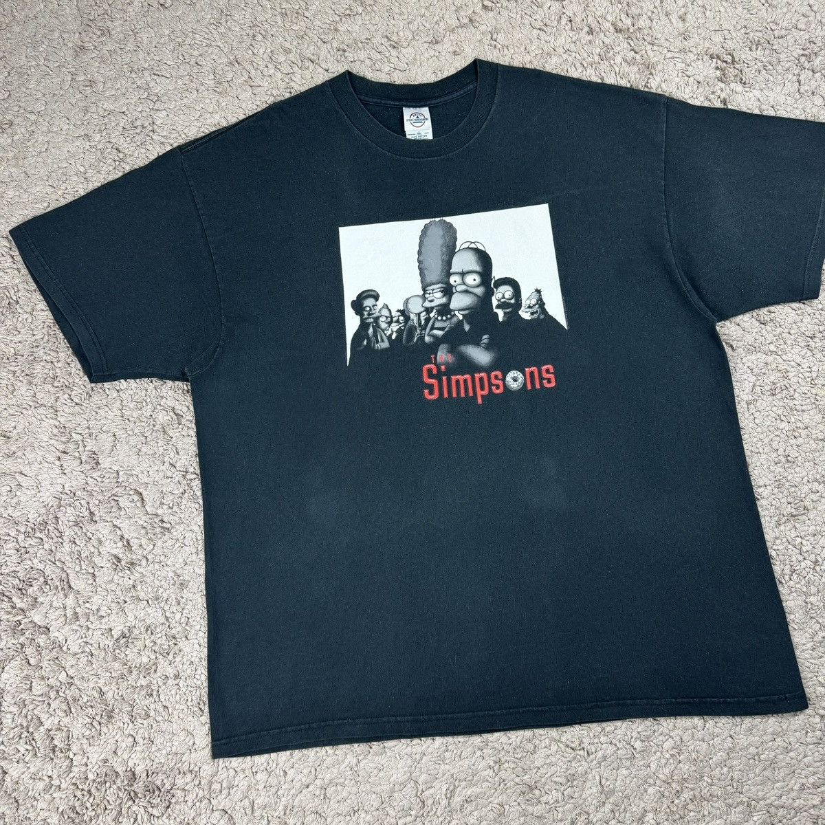 The Simpsons Vintage "The Simpsons" "The Sopranos" Parody T-shirt Size US XXL / EU 58 / 5 - 3 Thumbnail