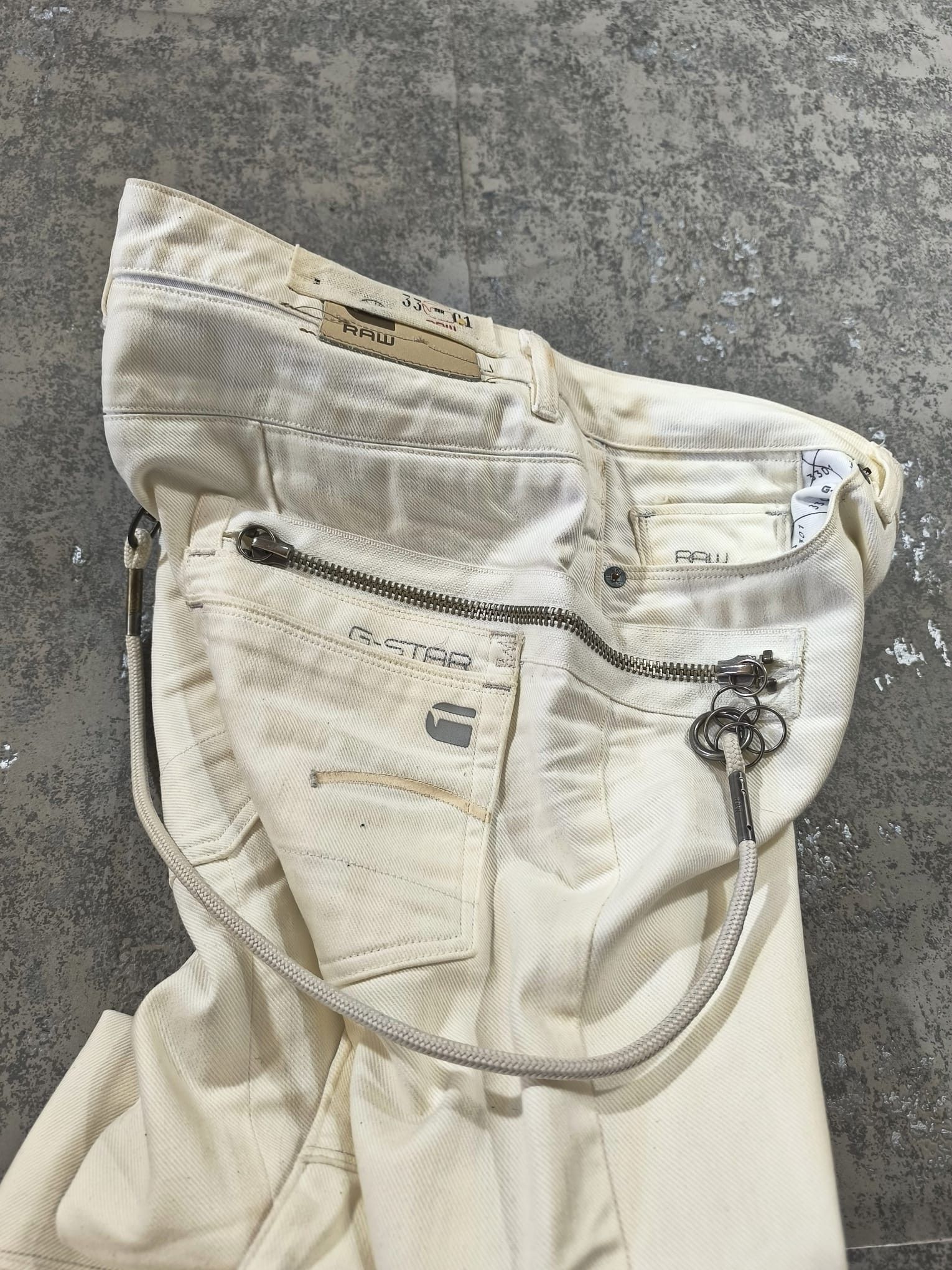 G-Star gstar avantgarde moto straight lowrise biker jeans Size 30" / US 8 / IT 44 - 4 Thumbnail