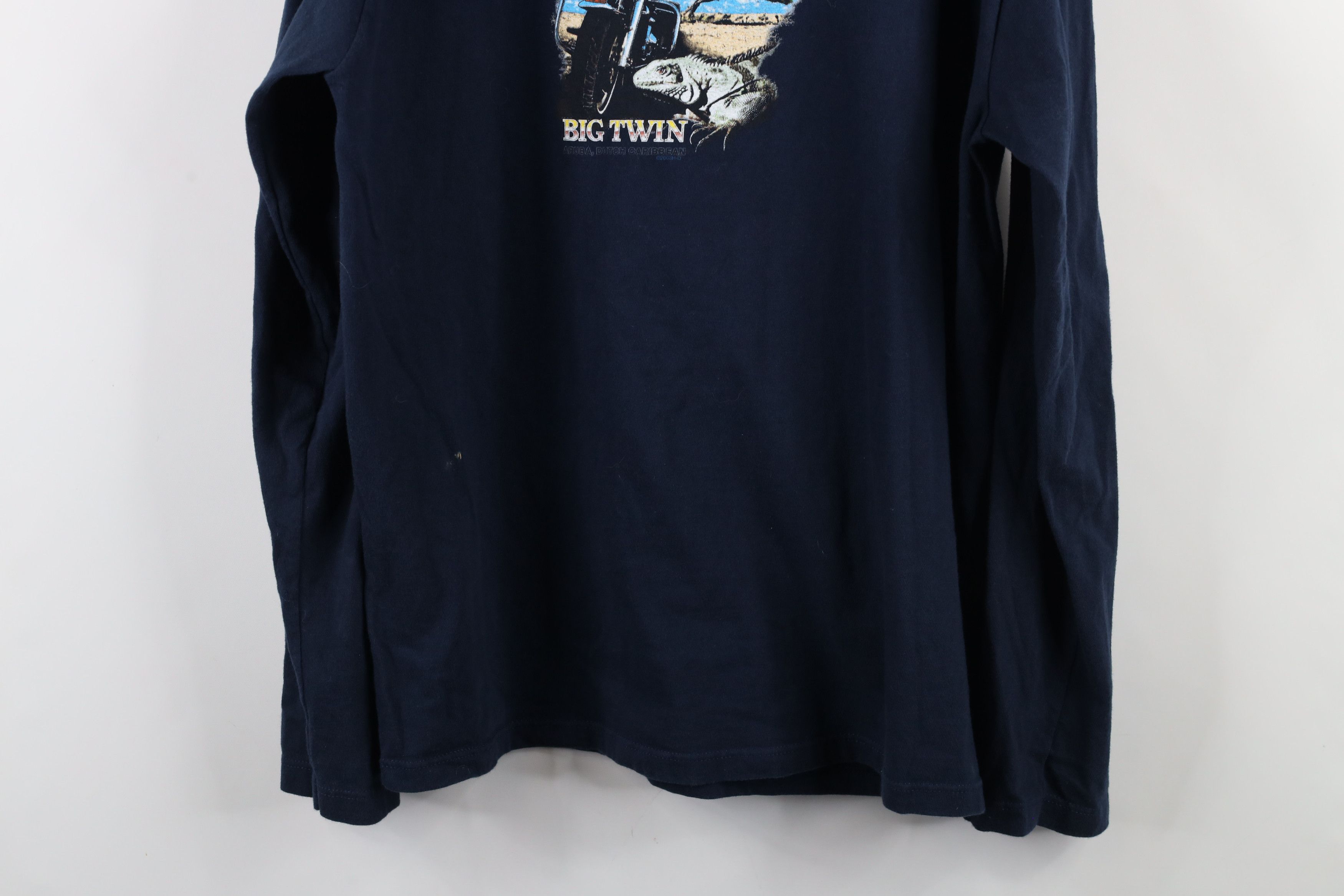 Harley Davidson × Vintage Vintage Y2K 2003 Harley Davidson Tribal T-Shirt Blue USA Size XL / US 12-14 / IT 48-50 - 16 Thumbnail
