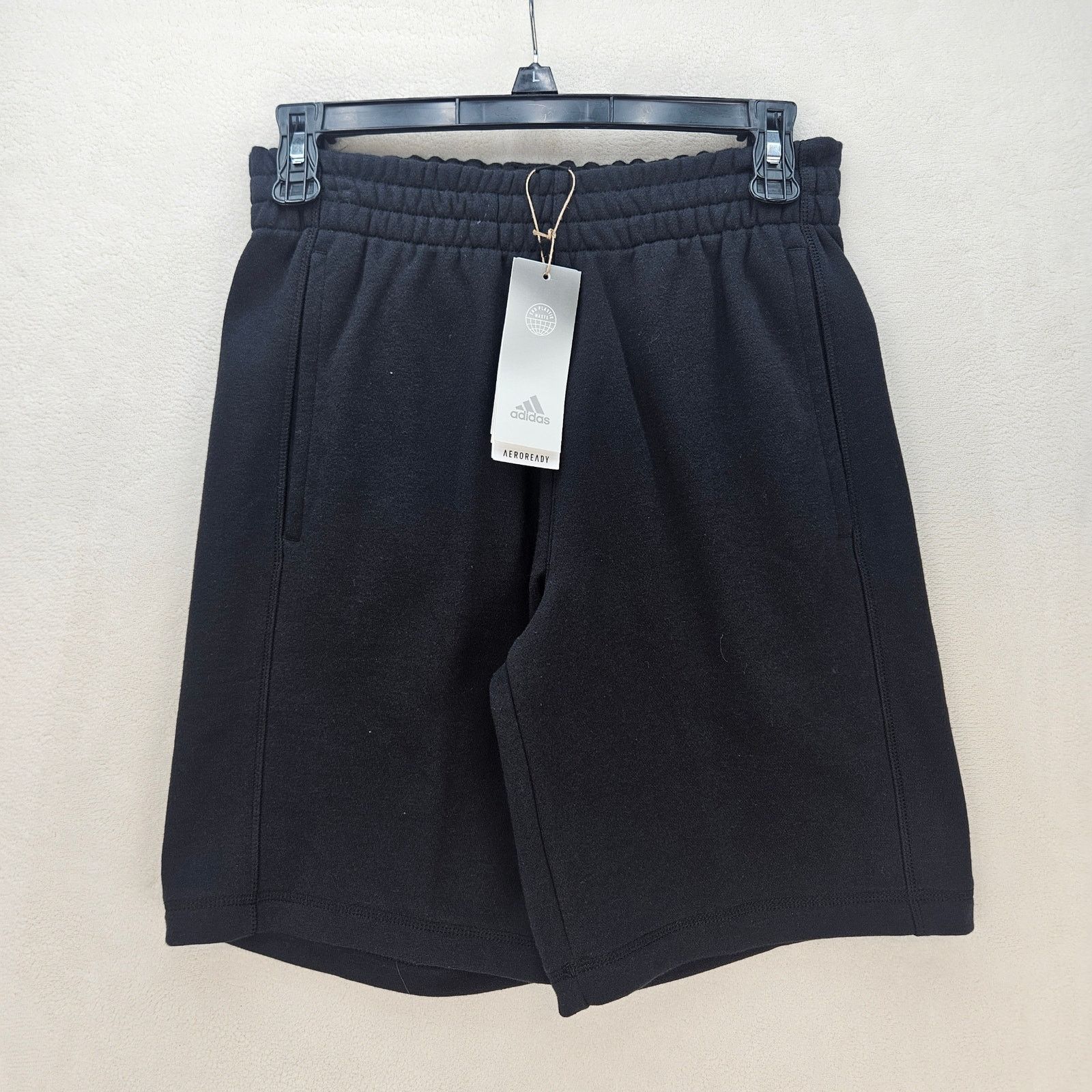 Adidas ADIDAS MEN'S XS AEROREADY SOLID Q FRENCH TERRY SHORTS HE1178 Size US 27 - 1 Thumbnail