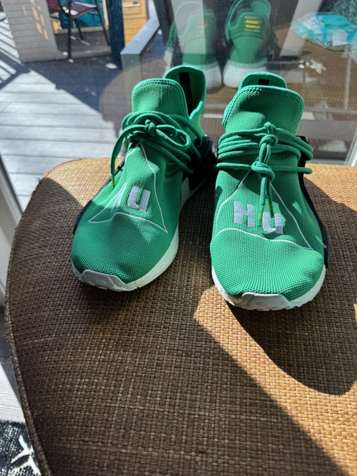 Adidas × Pharrell Pharrell x Adidas Human Race Green - Size 10 Size US 10 / EU 43 - 2 Thumbnail