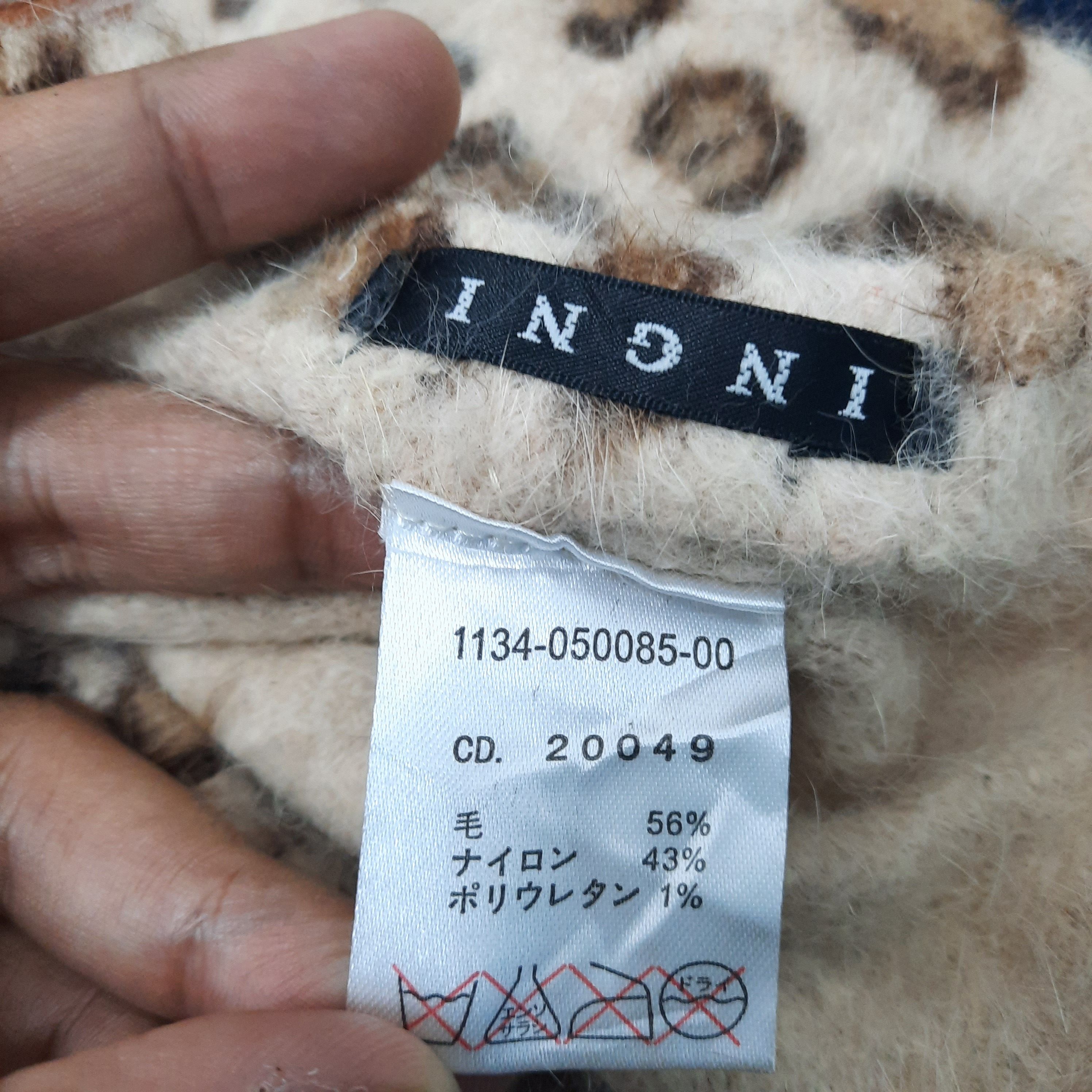If Six Was Nine 💥 Japanese brand ingni harajuku punk leopard fur beret hat Size ONE SIZE - 6 Thumbnail