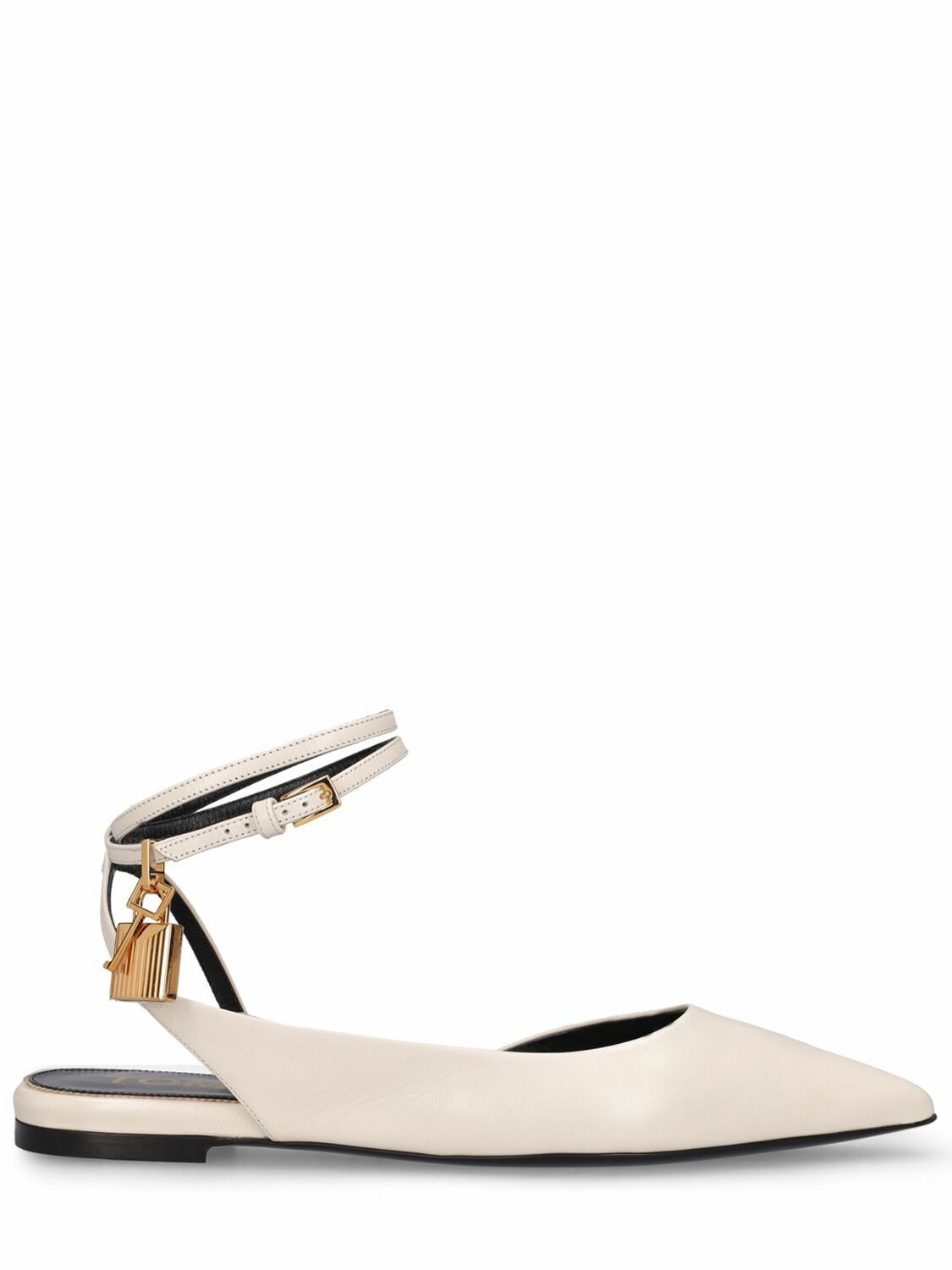 Tom Ford o1y0126 Ballet Flats in White Size US 5 / IT 35 - 1 Thumbnail
