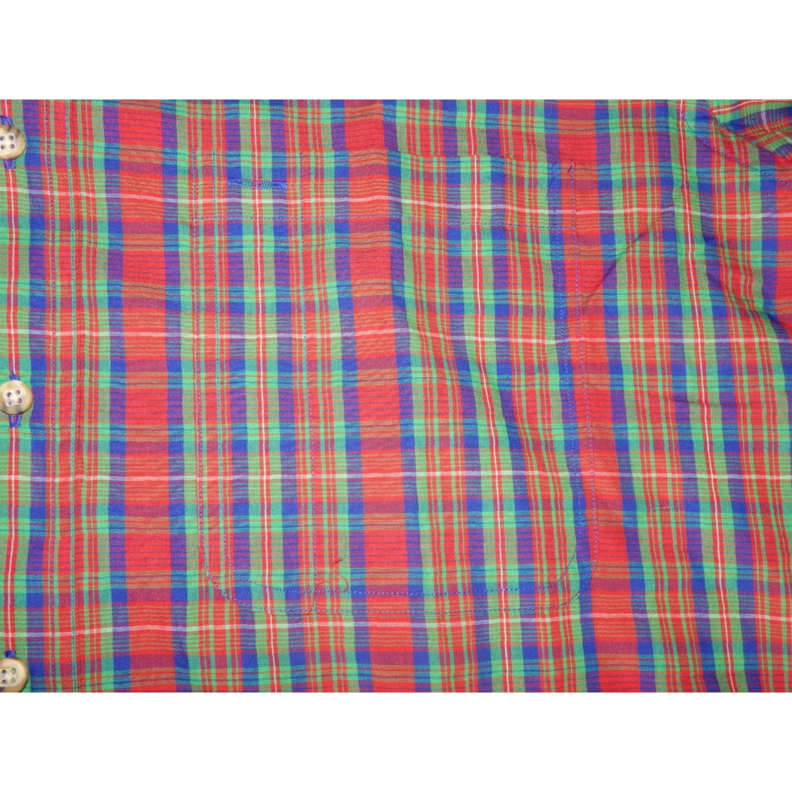 Gant VINTAGE GANT Men's Short Sleeve Button-Up Shirt Size Large Red Plaid 90s Size US L / EU 52-54 / 3 - 3 Thumbnail