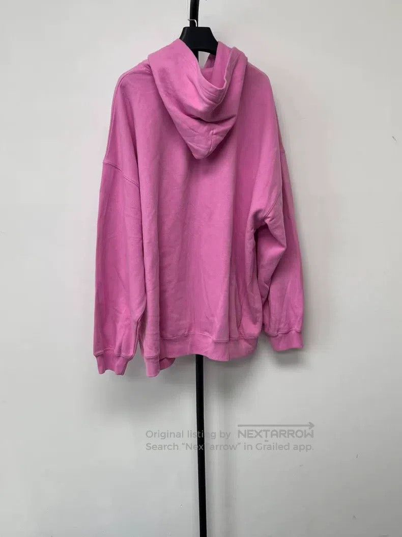 Balenciaga Balenciaga Solid color letter print hooded long sleeve swe Size XXS / US 00 / IT 34 - 2 Thumbnail