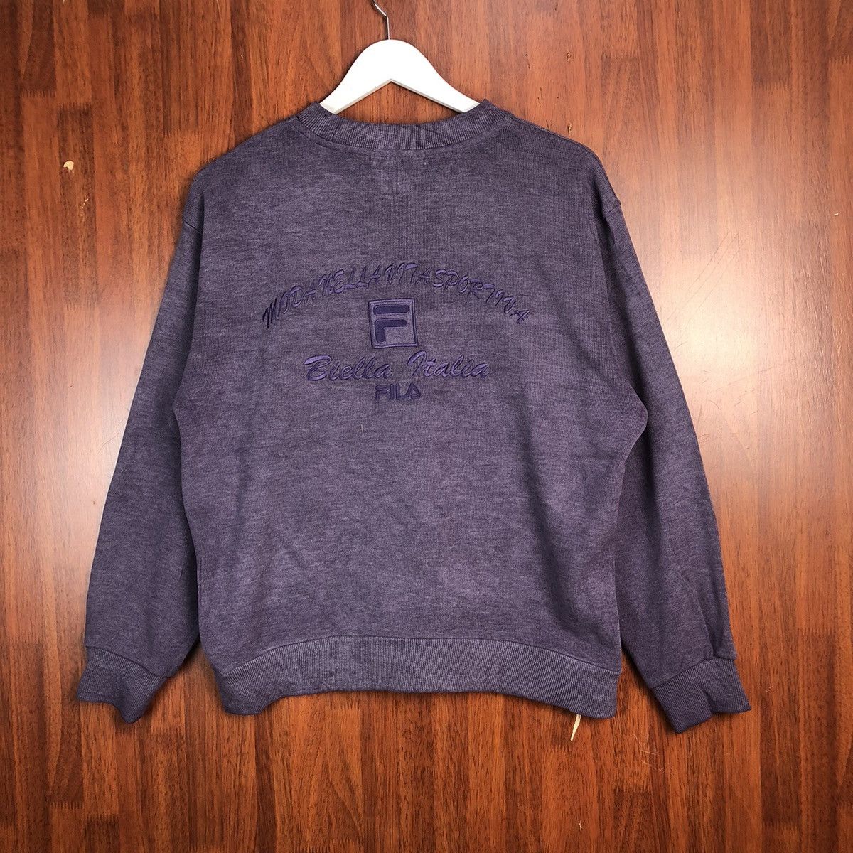Fila Fila vintage Purple Sweatshirt #7539 Size US M / EU 48-50 / 2 - 1 Thumbnail