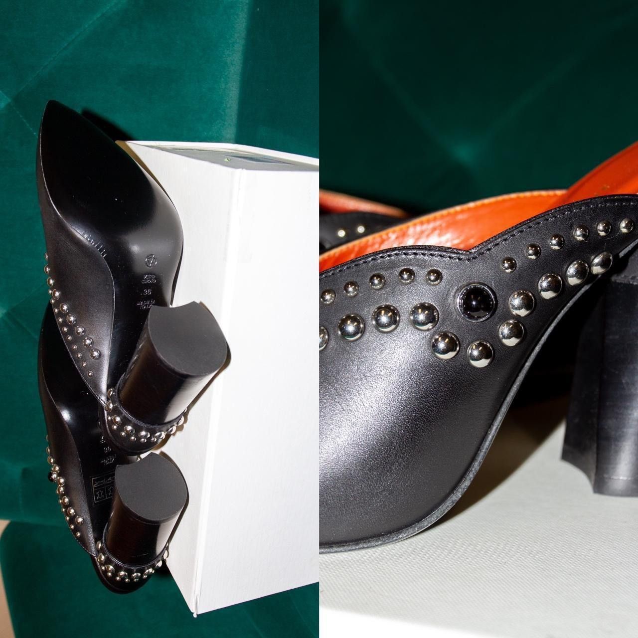 3.1 Phillip Lim 3.1 Philip Lim Patsy Studded Mule in Black Size US 6 / IT 36 - 6 Thumbnail