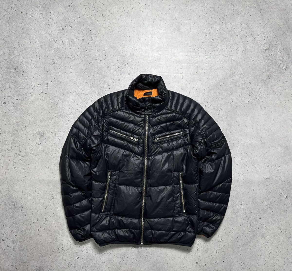 Diesel Diesel Down Puffer Jacket Black Full Zip Size M Size US M / EU 48-50 / 2 - 1 Thumbnail