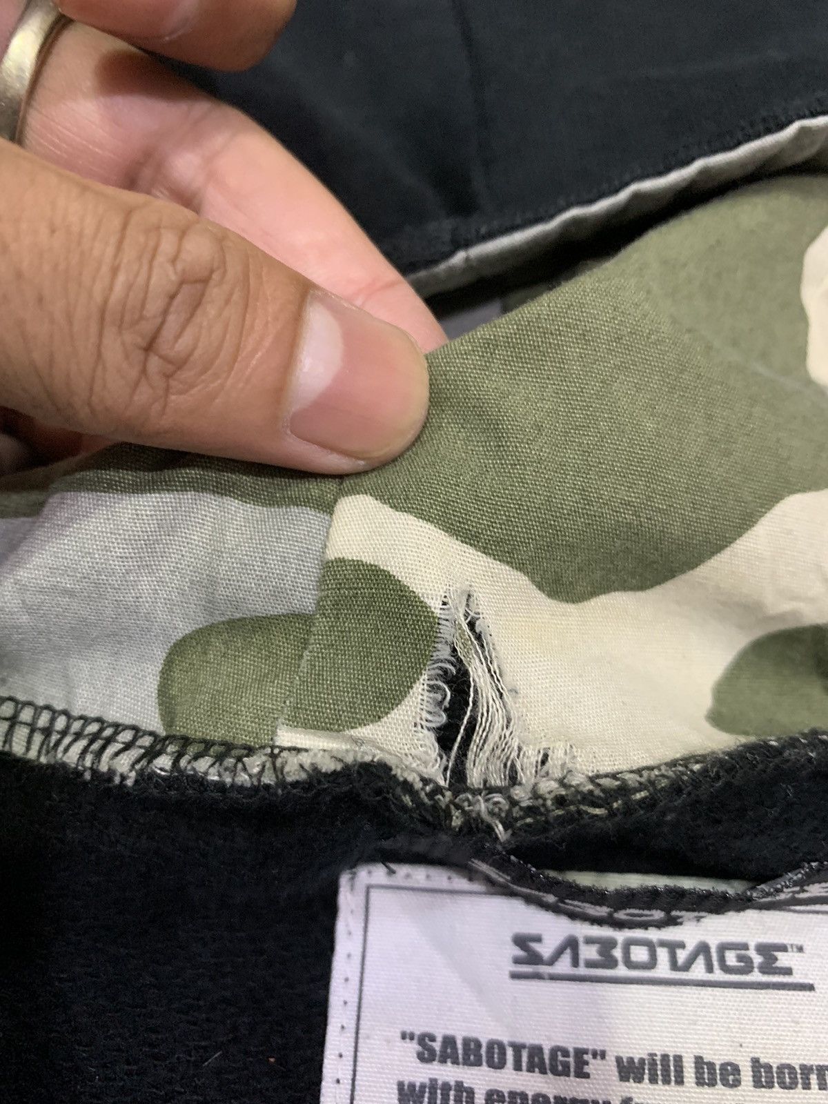 20471120 💸BINDINGOFFER💸Sabotage japanese streetwear zip hoodie Size US L / EU 52-54 / 3 - 8 Thumbnail
