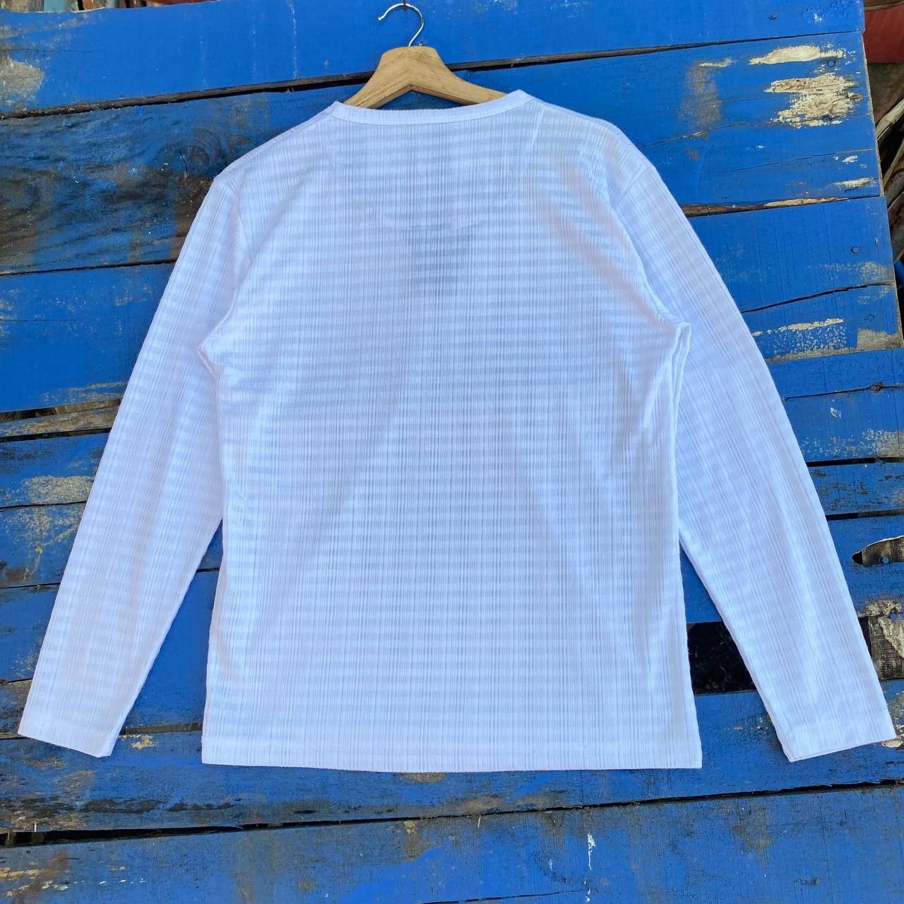 Airwalk Vintage Airwalk Double Layer Neck Poem Long Sleeve Tee Size US M / EU 48-50 / 2 - 7 Thumbnail