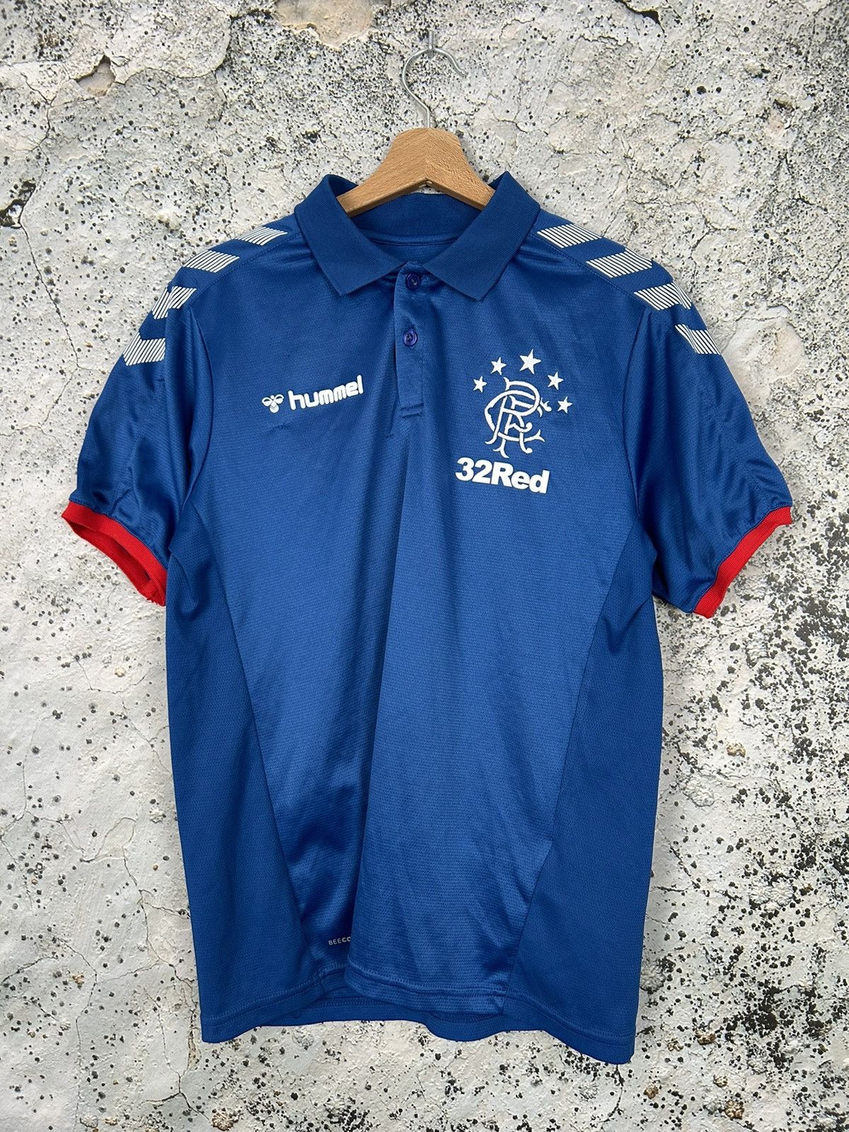 Hummel Vintage Glasgow Rangers Hummel Soccer Jersey Football Size US M / EU 48-50 / 2 - 1 Thumbnail