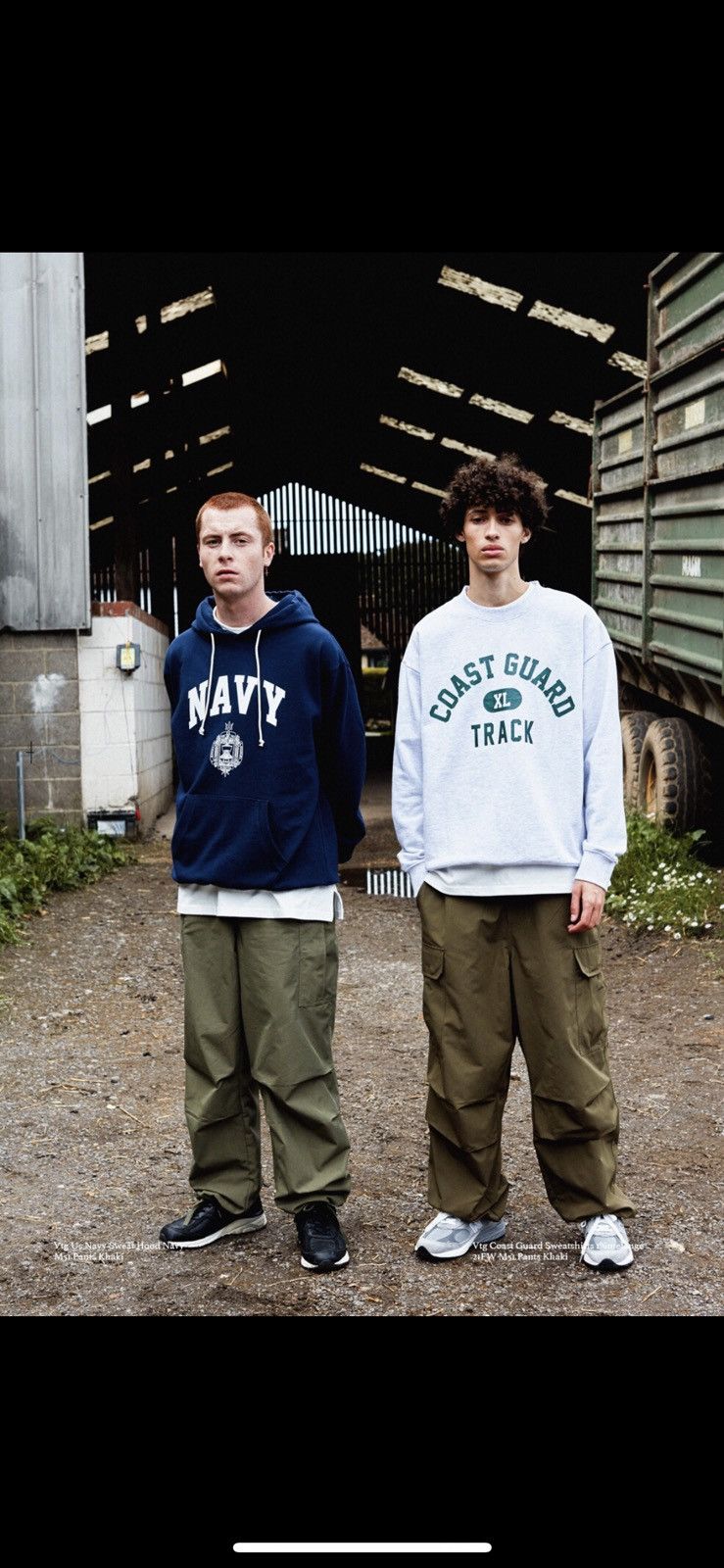 Beams Plus Outstanding & Co V.S.C Hood Sweat Navy 'NAVY' Size US M / EU 48-50 / 2 - 14 Thumbnail