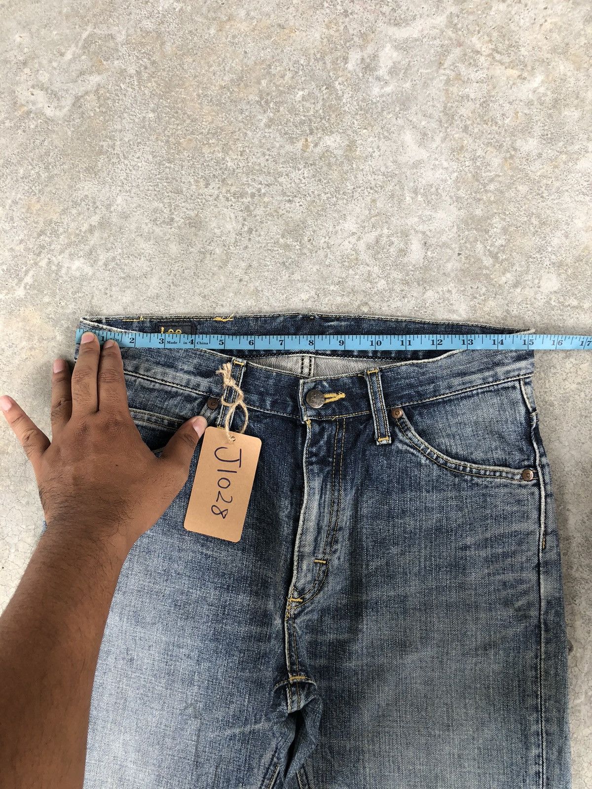 If Six Was Nine Japanese Lee Flared Jeans Distressed Jeans Size US 30 / EU 46 - 20 Thumbnail