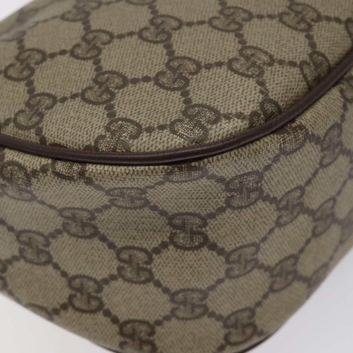 Gucci GUCCI GG Supreme Web Sherry Line Bag Pvc Beige Gold 89 02 Size ONE SIZE - 14 Thumbnail