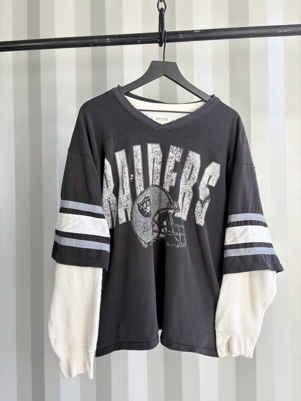 Thrashed Raiders Faded Distressed ERD Grunge Band WCC
