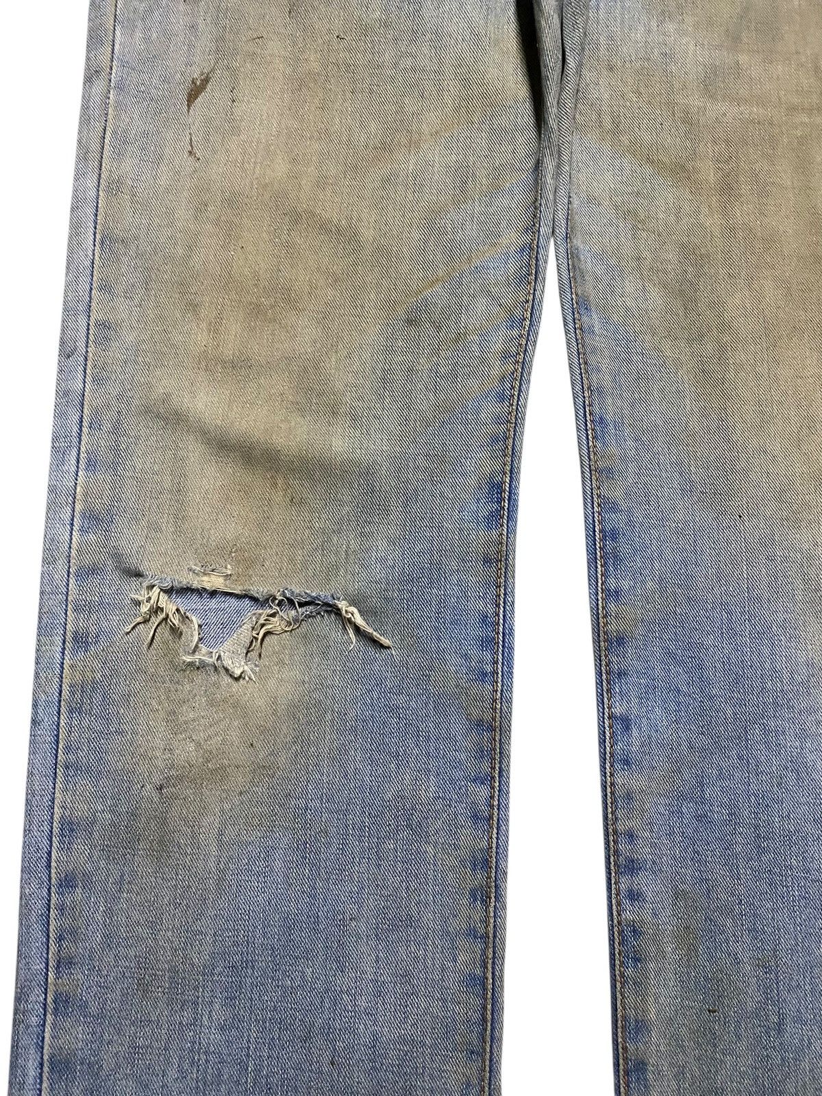 Edwin Japan Brand Edwin 403 Crazy Dirty Mud Wash Distressed Loose Size US 33 - 7 Thumbnail