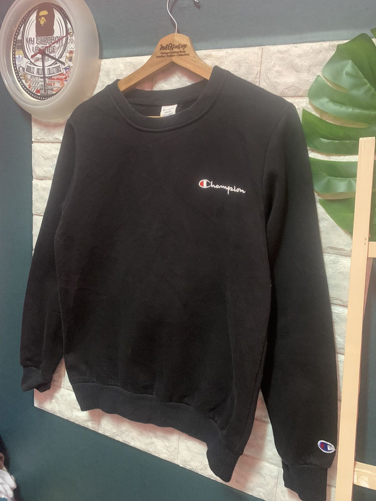 Champion × Stussy STEAL !! Sweatshirt CHAMPION X STUSSY Size US M / EU 48-50 / 2 - 3 Thumbnail