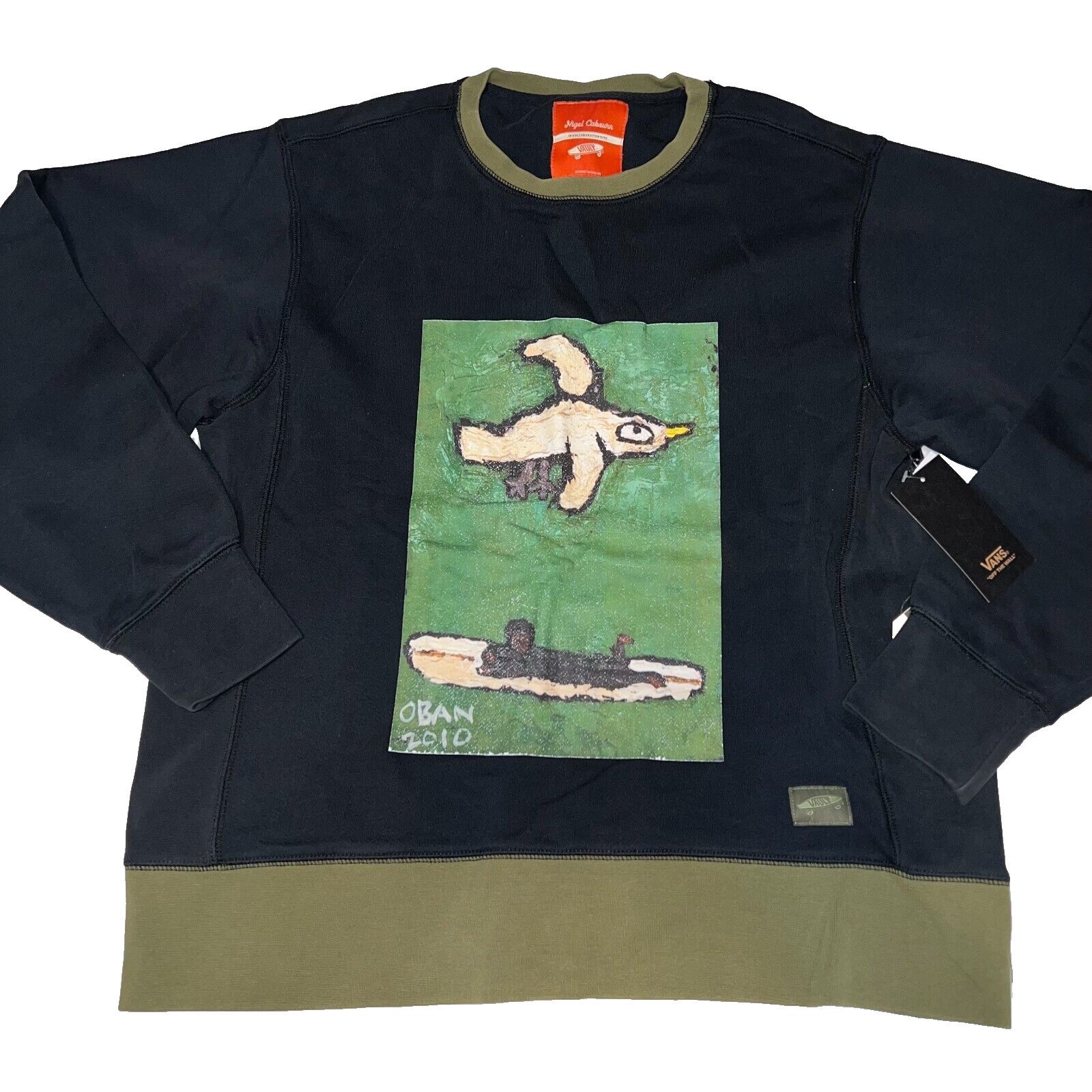Vans Vans Sweatshirt Medium New Vault Nigel Cab Anthracite OBAN Size US M / EU 48-50 / 2 - 1 Thumbnail
