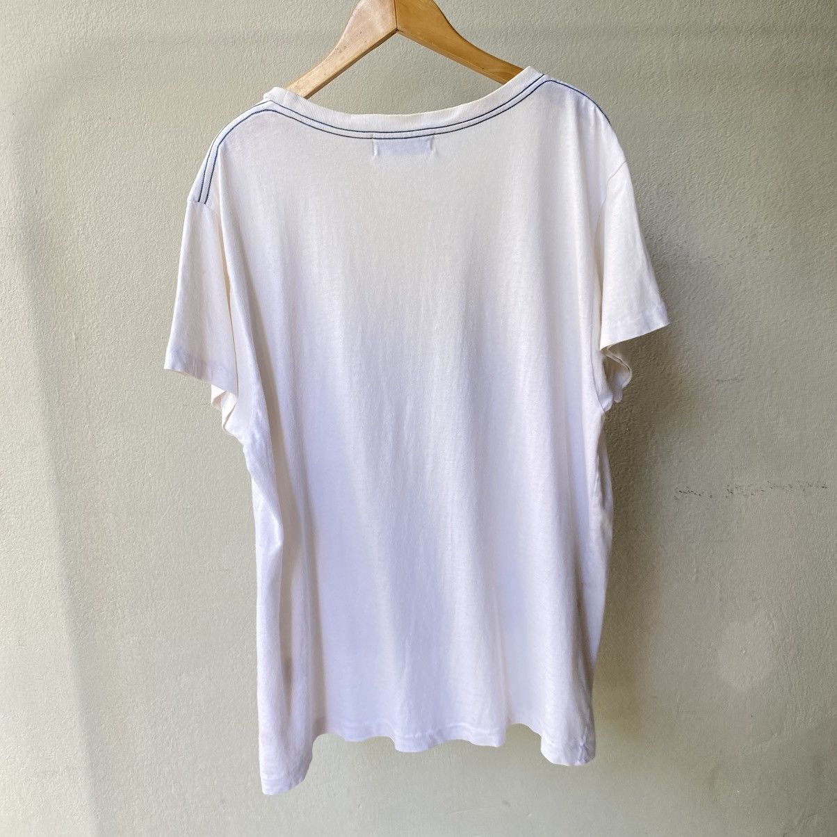 Zucca ZUCCA White Graphic Print T-Shirt Size US M / EU 48-50 / 2 - 2 Thumbnail