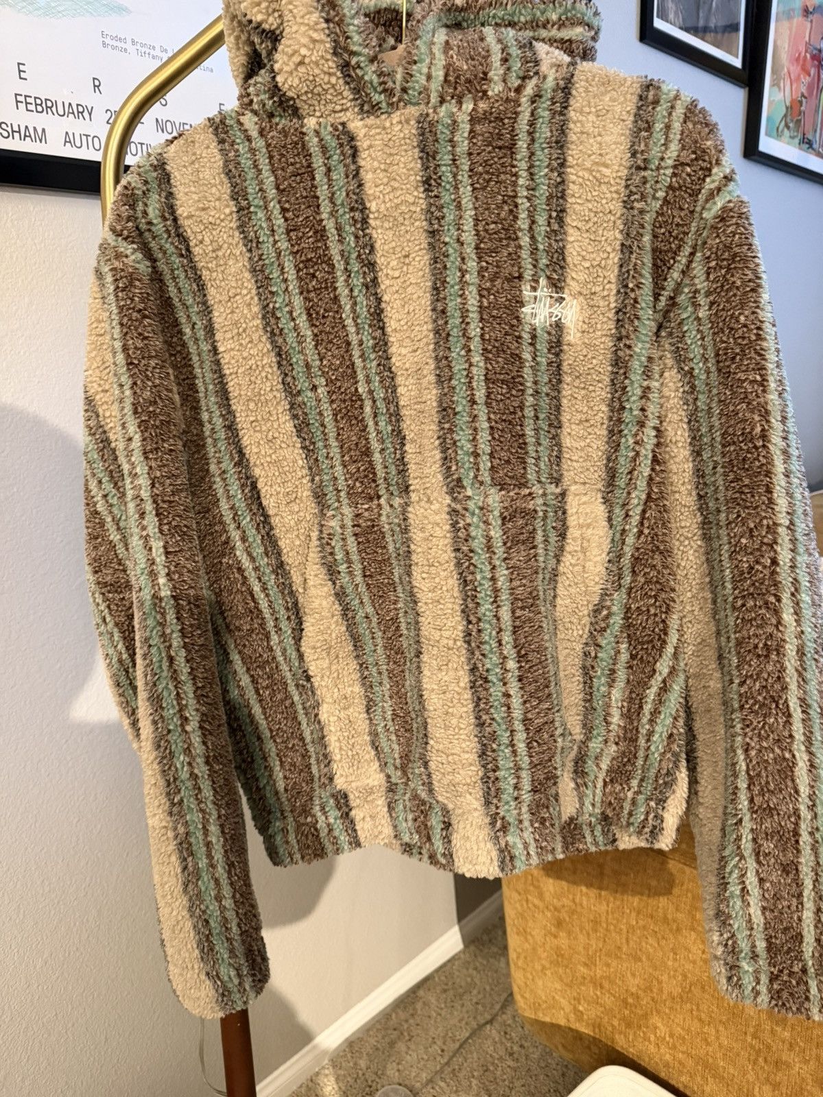 Stussy Stussy Sherpa Hoody Size Small Size US S / EU 44-46 / 1 - 2 Thumbnail