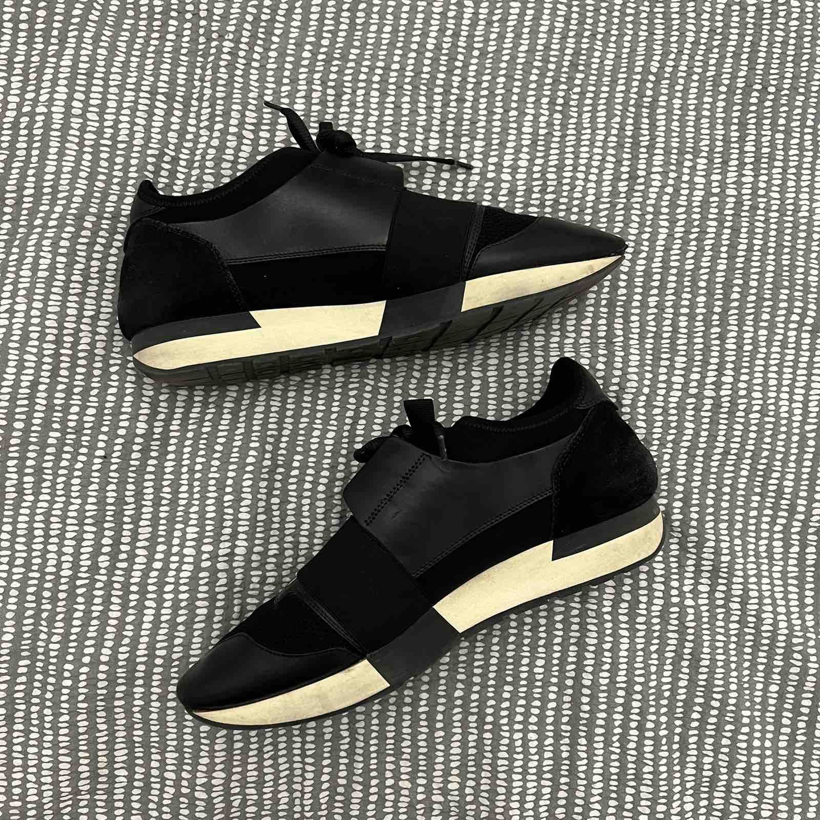 Balenciaga BALENCIAGA RACE RUNNERS BLACK Size US 6.5 / EU 39-40 - 2 Thumbnail