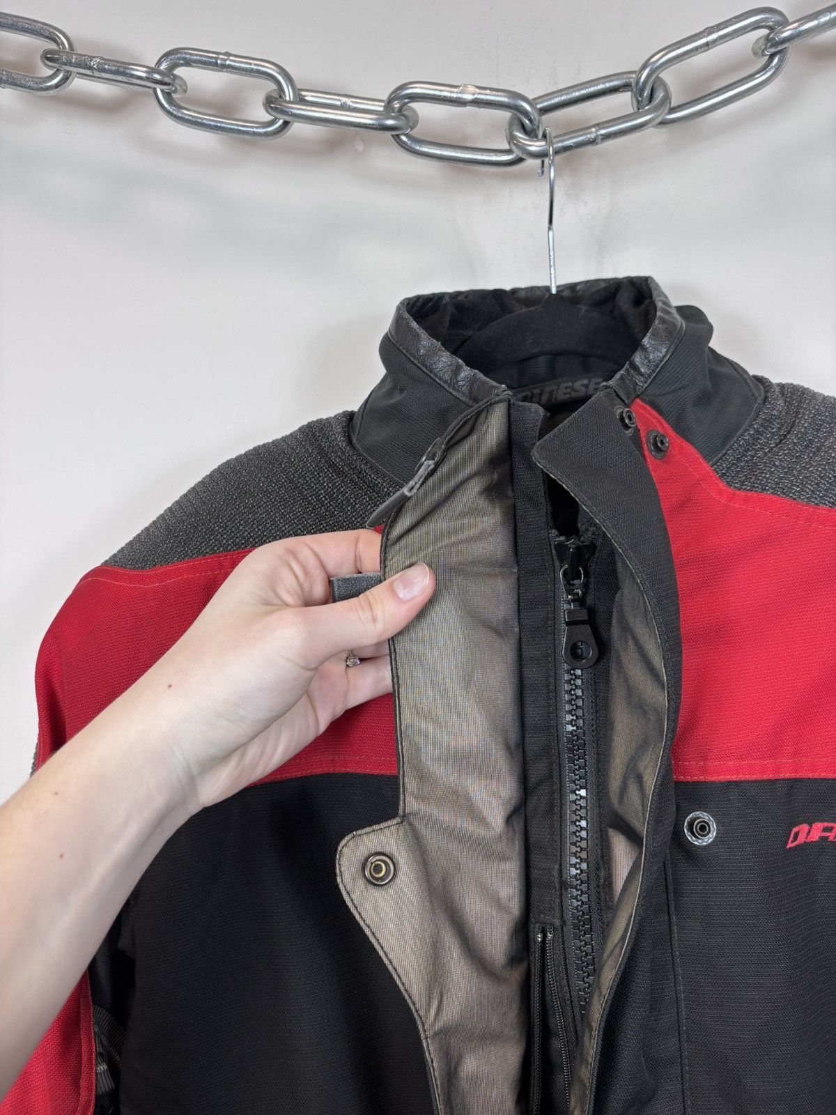 Dainese Dainese Gore-Tex Men’s Red/Black Riding Motorcycle Jacket Size US M / EU 48-50 / 2 - 9 Thumbnail