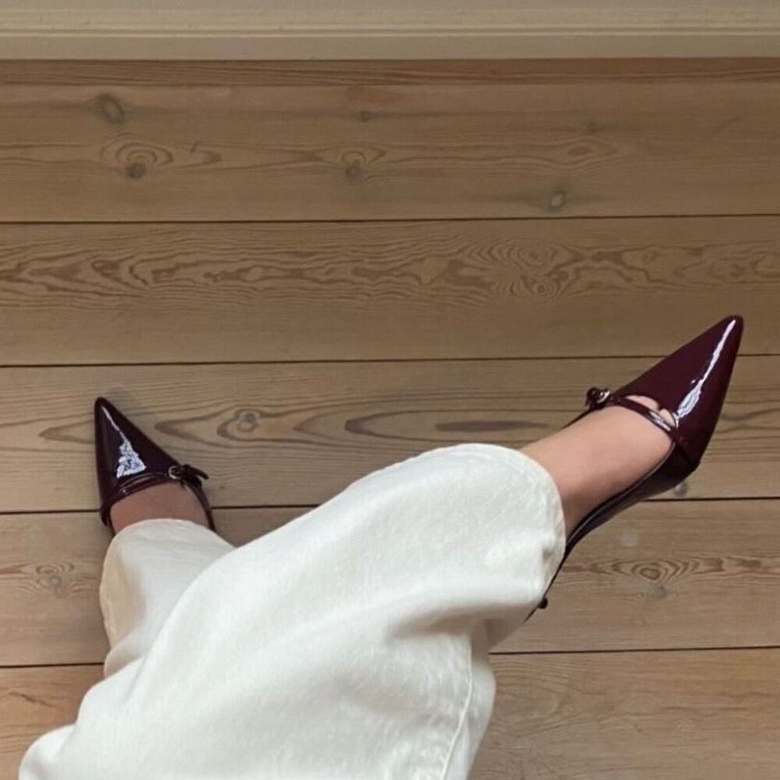 Zara ZARA VIRAL CHERRY RED FALL SLINGBACKS LAST ONE!!! Size US 7.5 / IT 37.5 - 11 Thumbnail