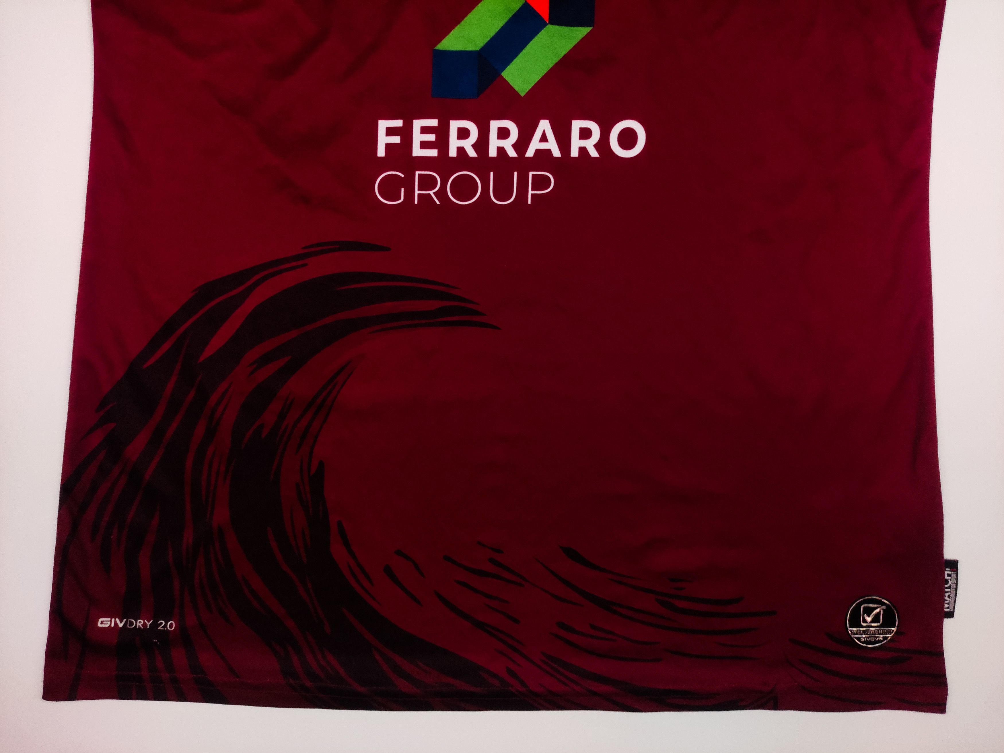Other Thiago Cionek #3 Reggina Calcio 2022 2023 Givova Home Shirt Size US XL / EU 56 / 4 - 8 Thumbnail