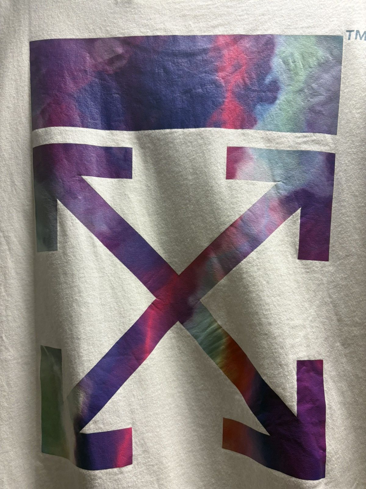 Off-White Off White Blurred Lines Tee - White - L - Never Worn Size US L / EU 52-54 / 3 - 10 Thumbnail