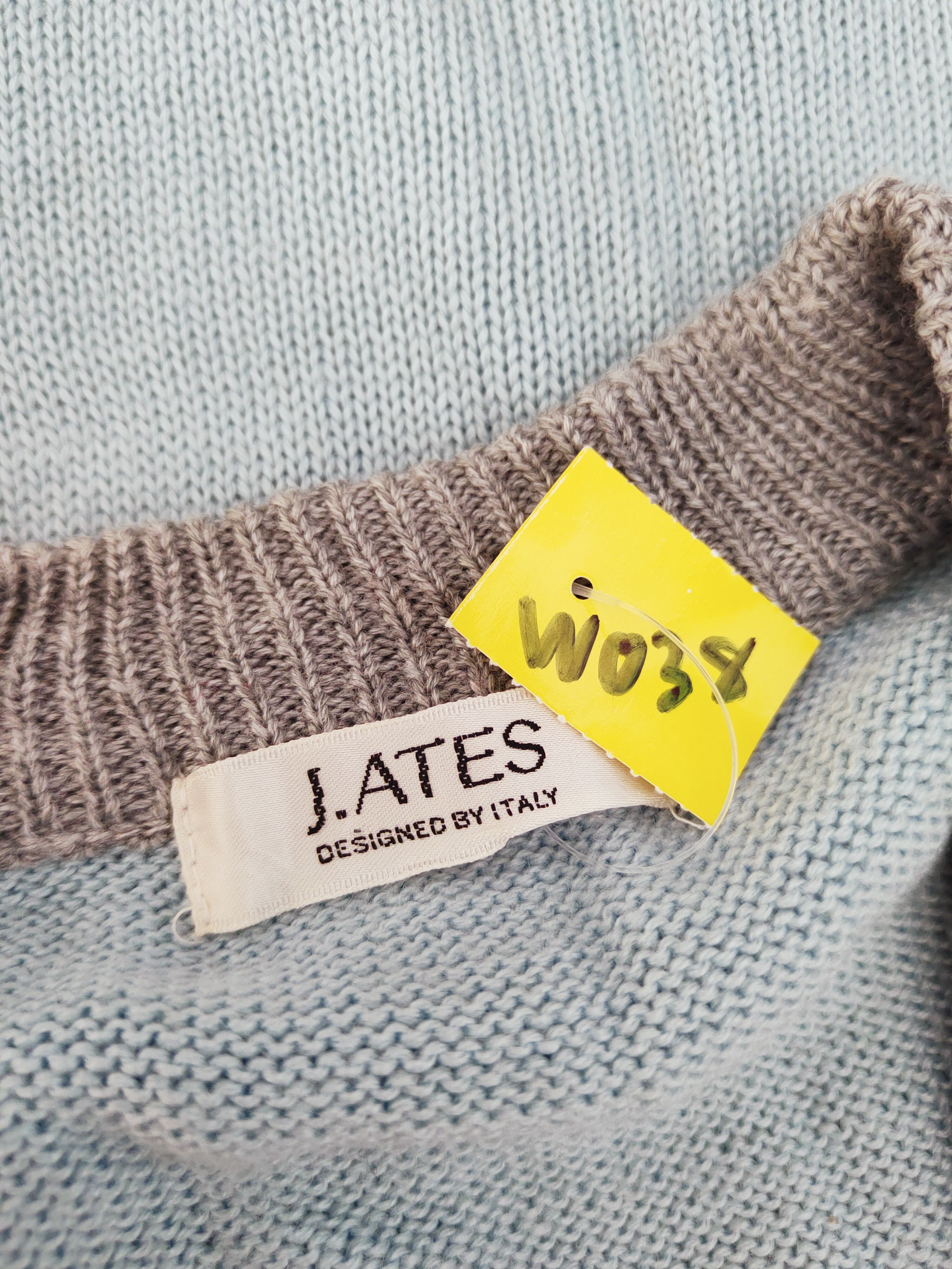 Japanese Brand J.Ates Blue Knitwear Cardigan #W038 Size US L / EU 52-54 / 3 - 13 Thumbnail