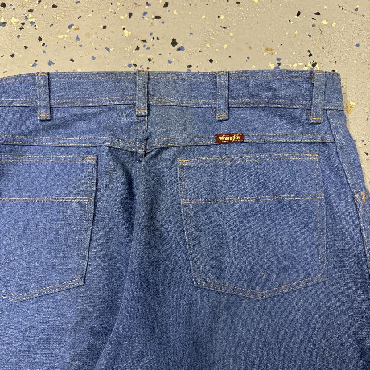 Vintage Vintage 90s Wrangler Regular Fit Denim Jeans Western Cowboy Size US 34 / EU 50 - 3 Thumbnail