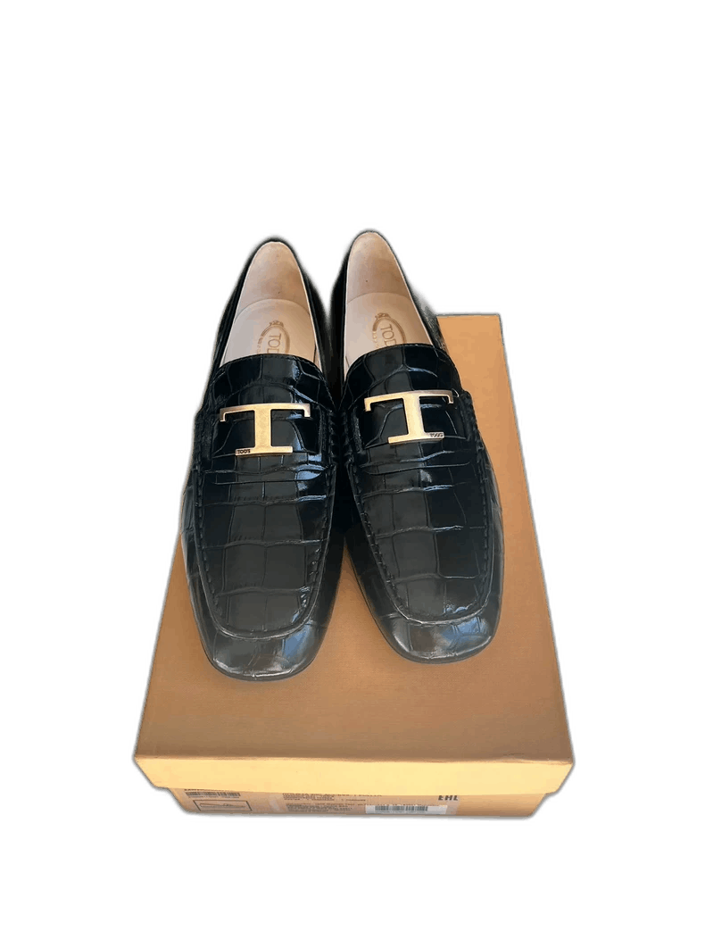 Gucci Tods Women's Black Loafers Size 39-yf Size US 8.5 / EU 41-42 - 1 Thumbnail