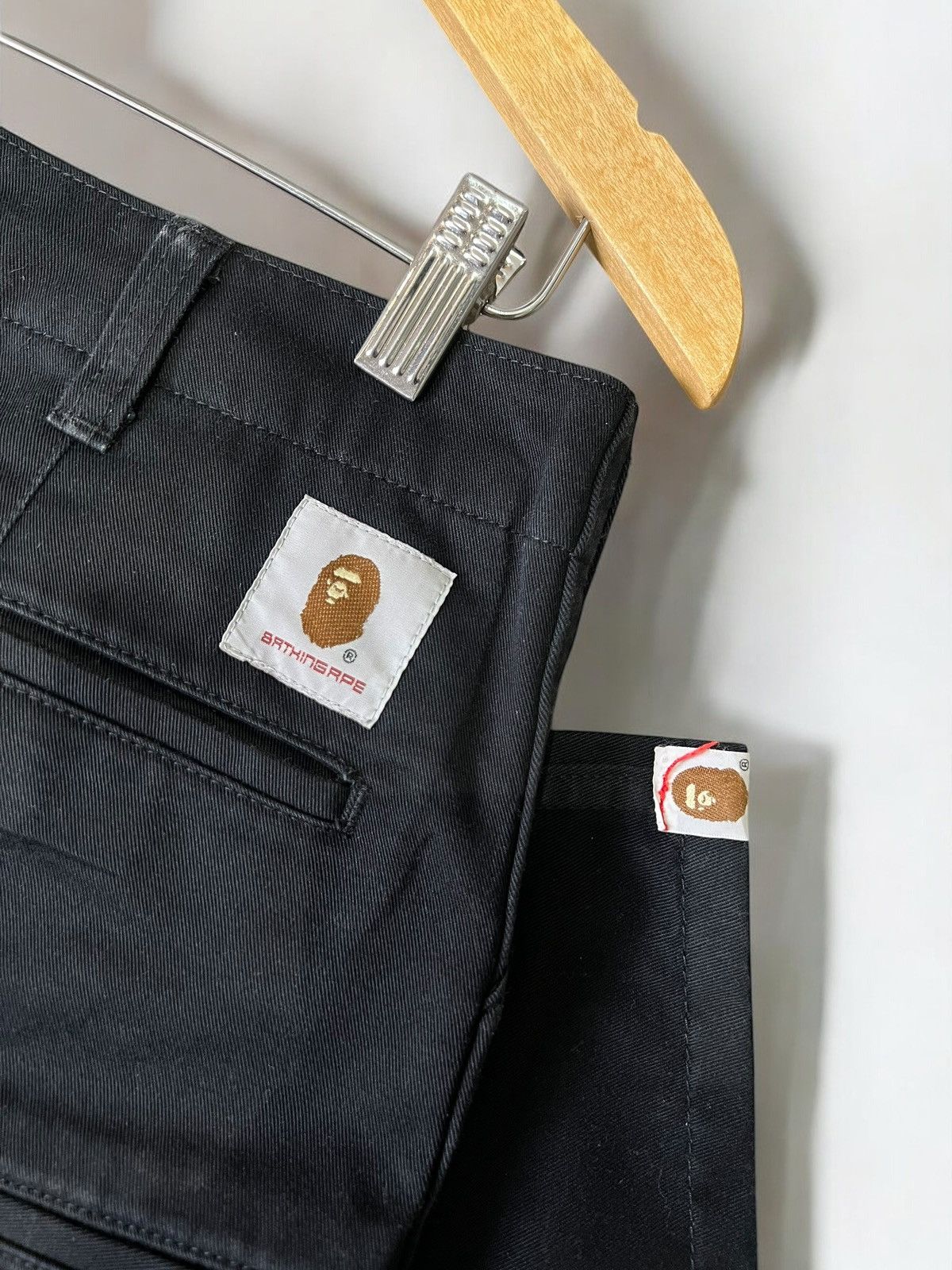 Bape bape double knee pants Size US 32 / EU 48 - 9 Thumbnail