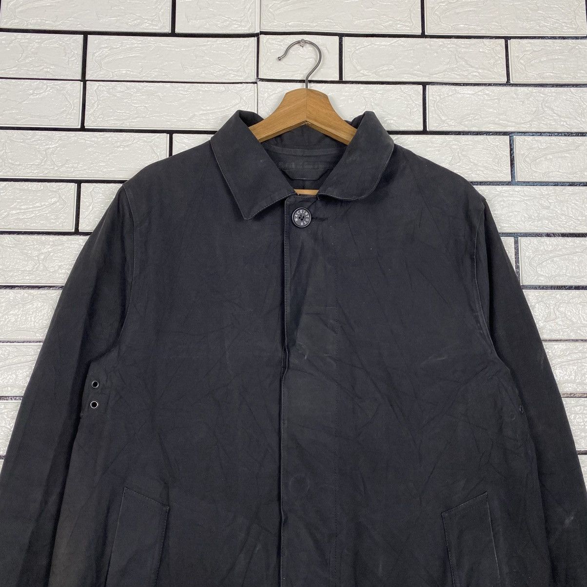 Mackintosh 📌Vintage Wax Long Jacket Chore Mackintosh Size US XXS / EU 40 - 4 Thumbnail