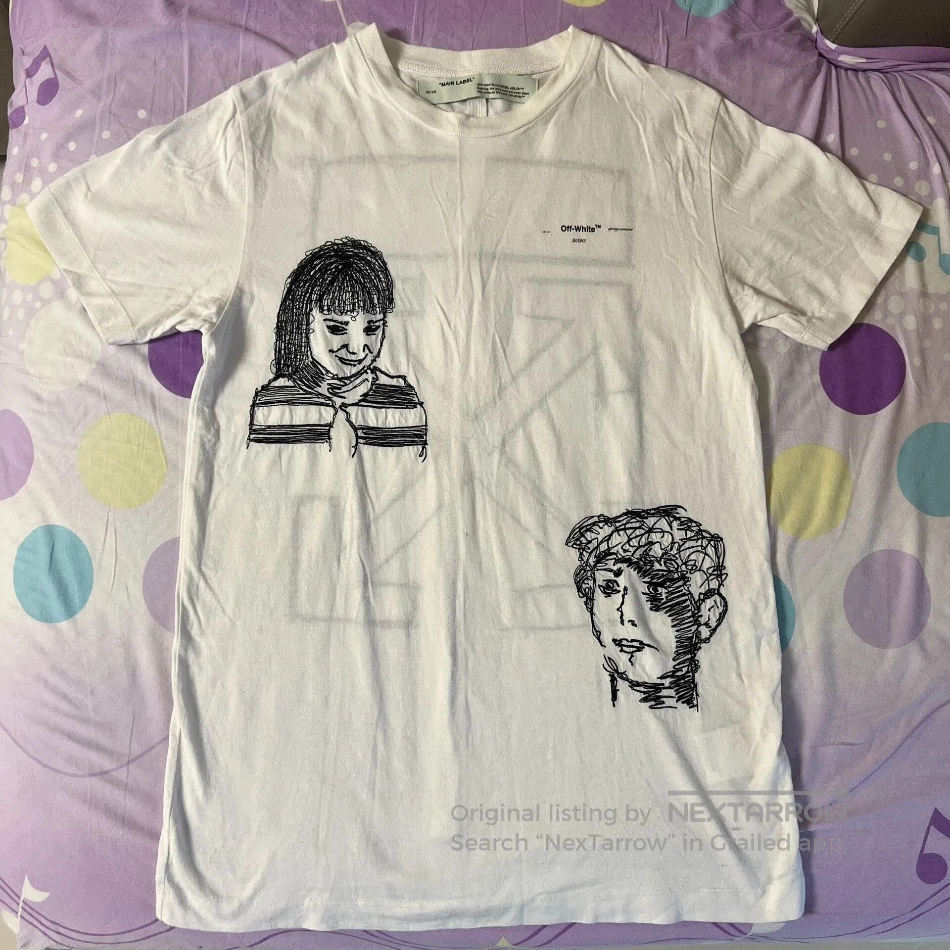 Off-White Off-White Sketch Short-Sleeve Tee. Size US S / EU 44-46 / 1 - 1 Thumbnail