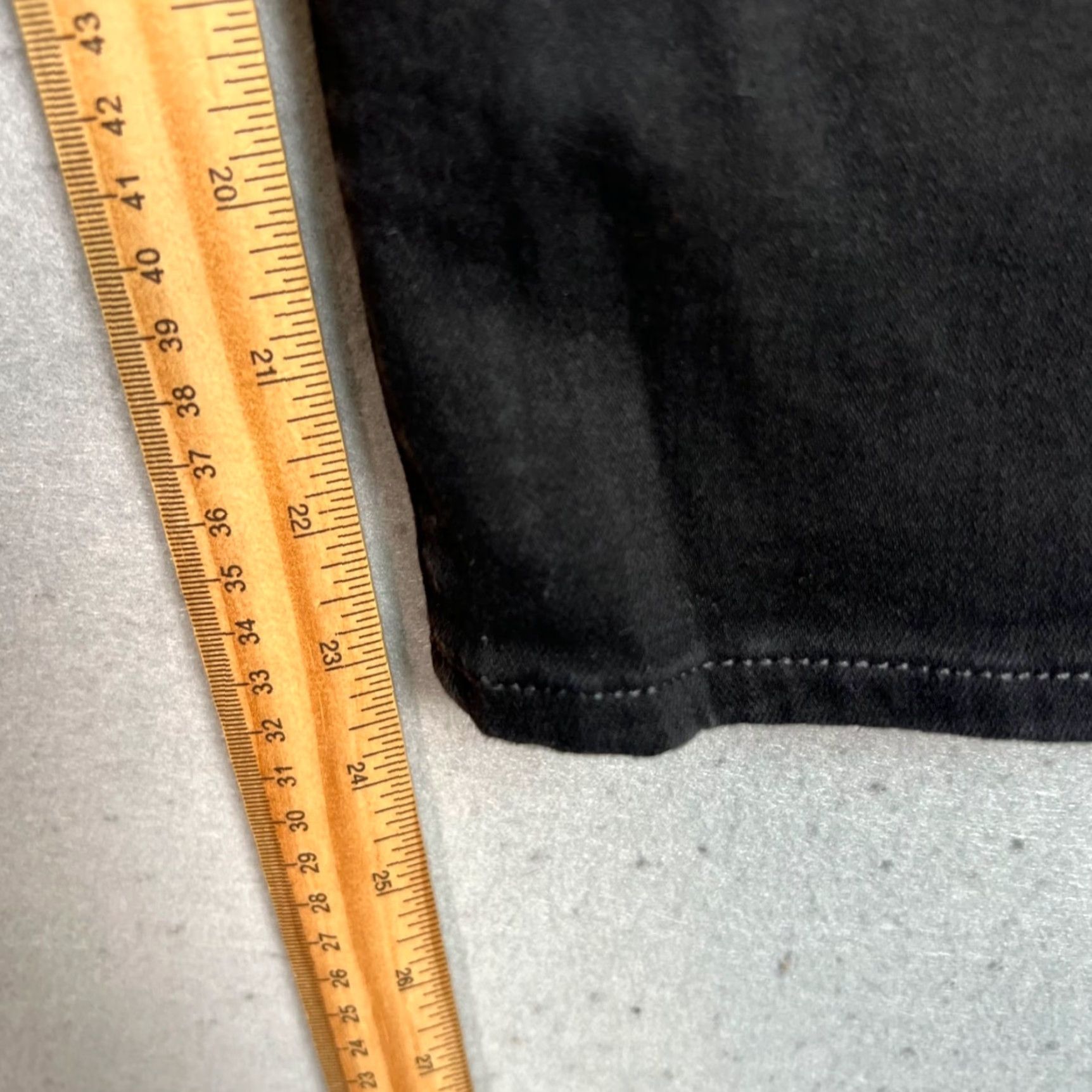 J.Crew VINTAGE J.CREW Essential Straight Jeans Womens 25P Petite Dark Wash Cotton Blend Denim Black - 24" Inseam - Mens? (No gender) Size 42" / US 20 - 6 Thumbnail