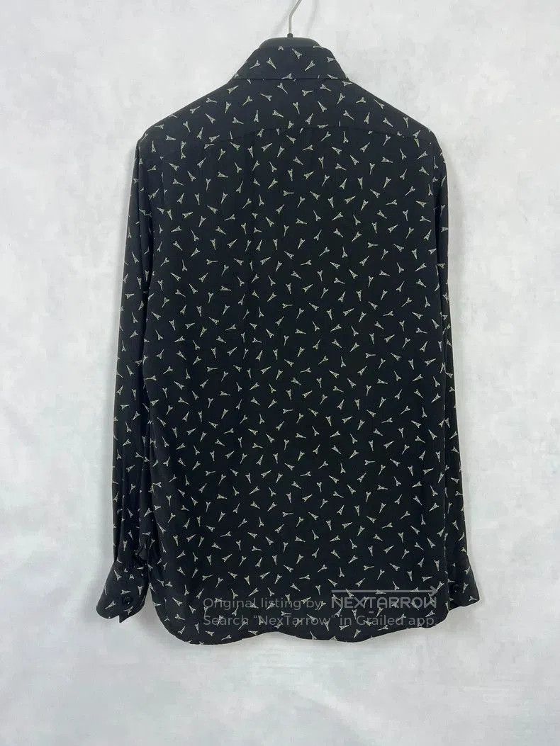 Saint Laurent Paris Saint Laurent Paris Tower Print Shirt. Size US M / EU 48-50 / 2 - 2 Thumbnail