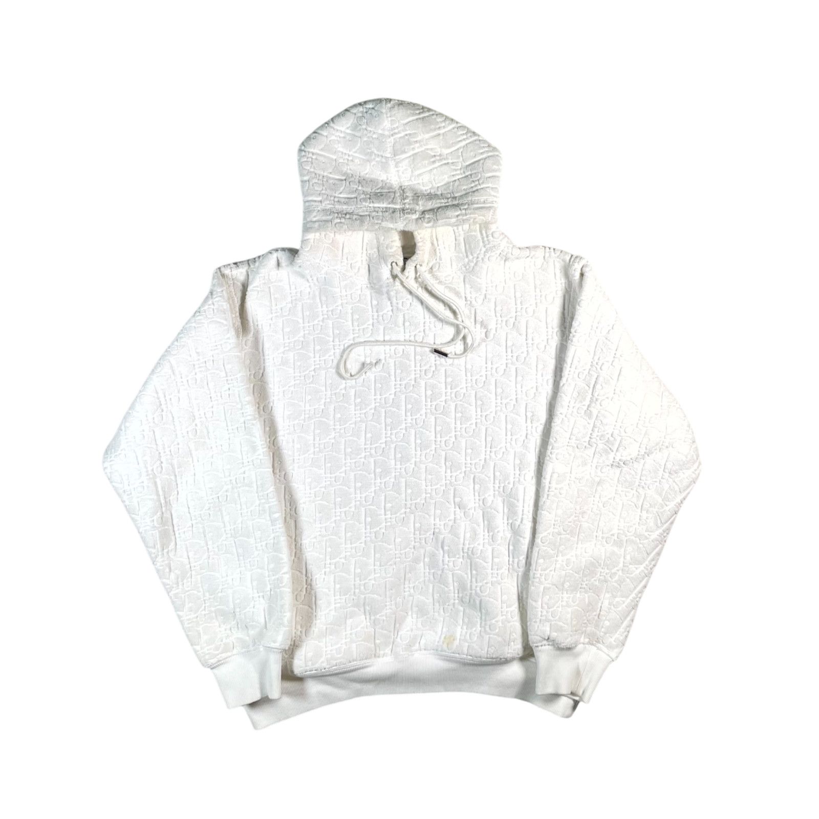 Dior Dior Towel White Hoodie Size US S / EU 44-46 / 1 - 1 Thumbnail