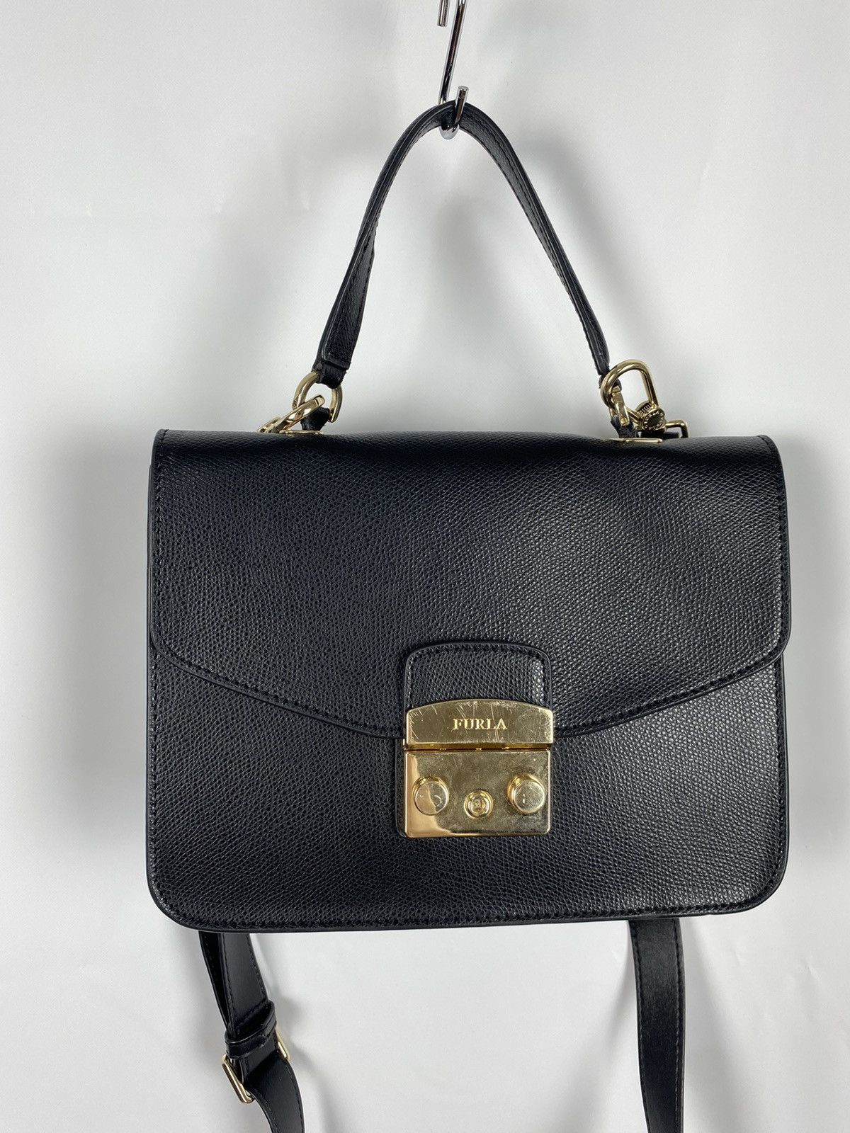 Furla Furla Genuine Leather Metropolis Top Handle Crossbody Bag Size ONE SIZE - 2 Thumbnail