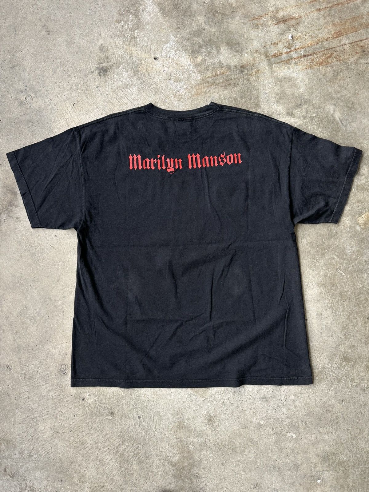 Marilyn Manson Vintage 90’s Marilyn Manson The 3rd & Final Beast Band USA Size US XXL / EU 58 / 5 - 3 Thumbnail