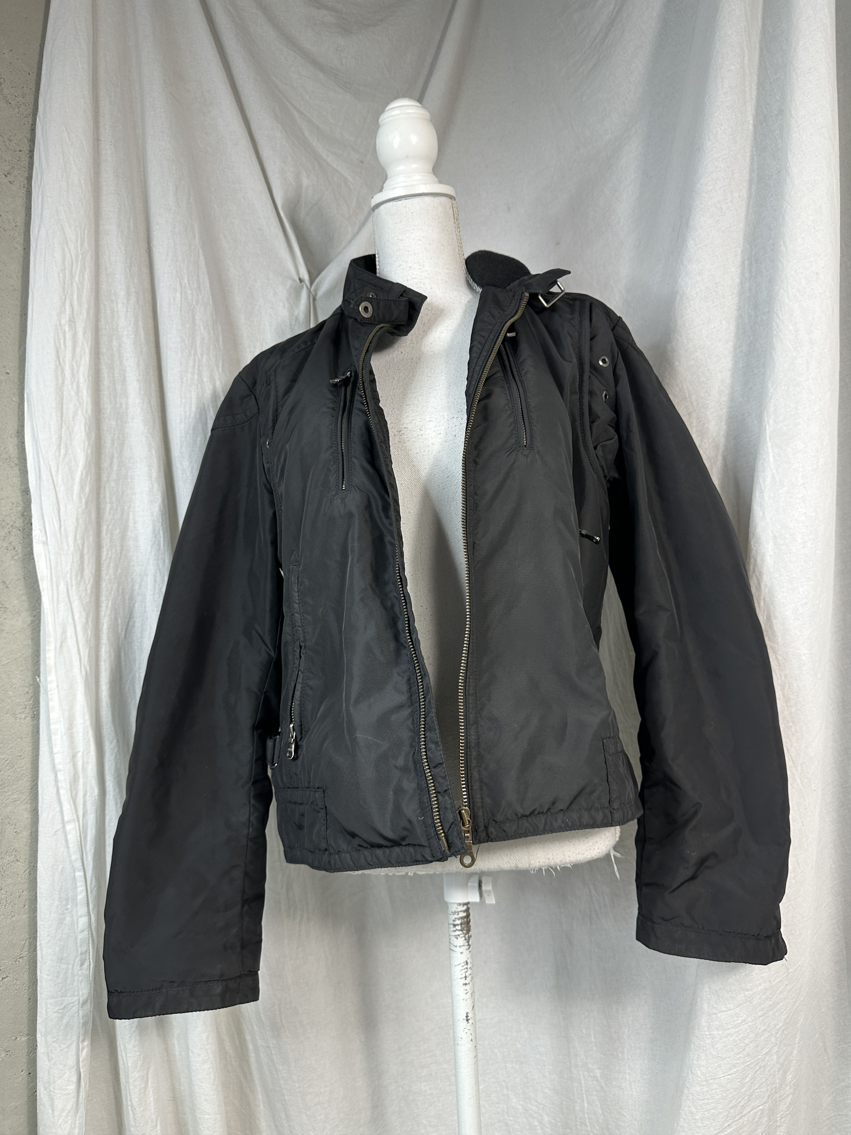 Hugo Boss × Vintage Vintage Streetwear Gorpcore Hugo Boss Moto Jacket Size US M / EU 48-50 / 2 - 6 Thumbnail