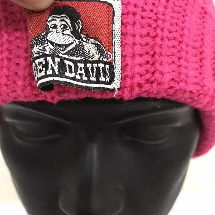 Ben Davis × Vintage Ben Davis Small Logo Beanie Hat Size ONE SIZE - 5 Thumbnail